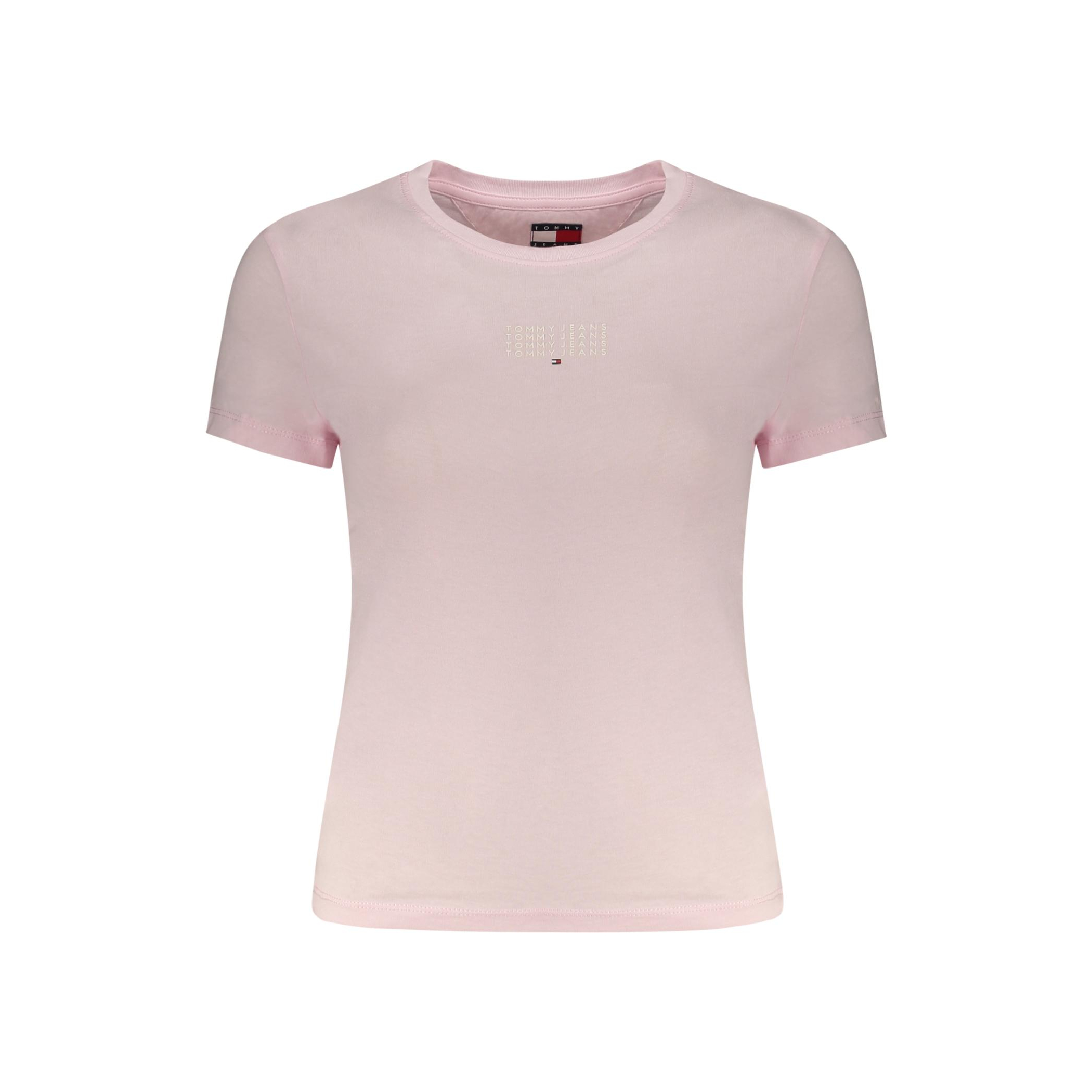 Снимка на Дамска розова тениска с къс ръкав  TOMMY HILFIGER
