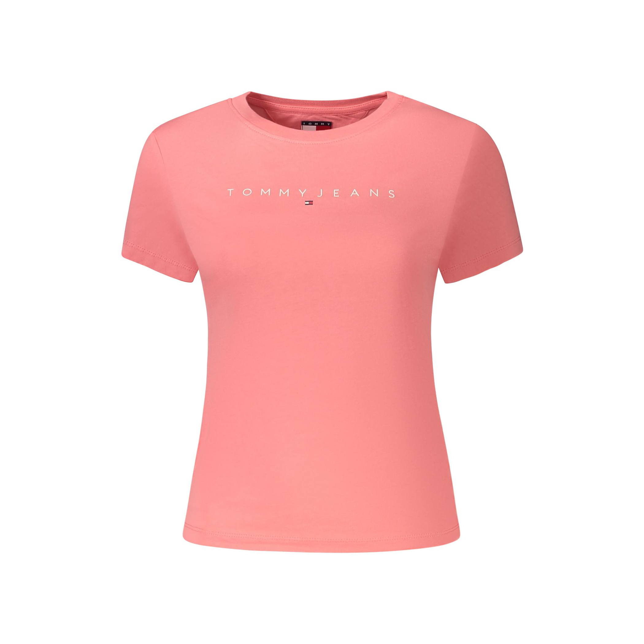 Снимка на Дамска розова тениска с къс ръкав  TOMMY HILFIGER