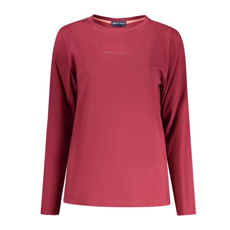 Дамска тениска с дълъг ръкав , червена