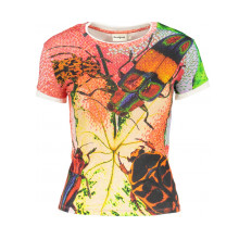 Снимка  на Дамска тениска с къс ръкав, червена DESIGUAL 