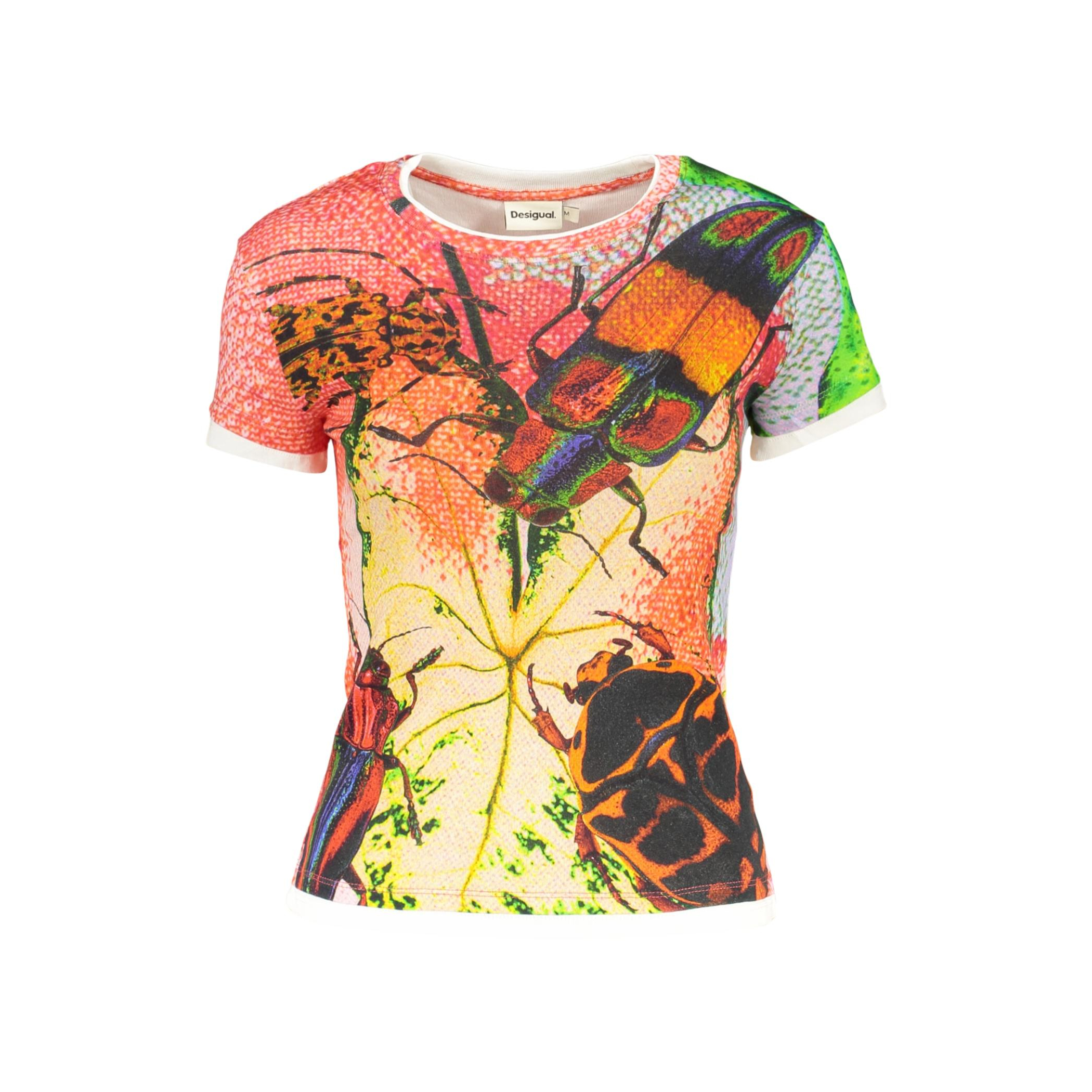 Снимка на Дамска тениска с къс ръкав, червена DESIGUAL