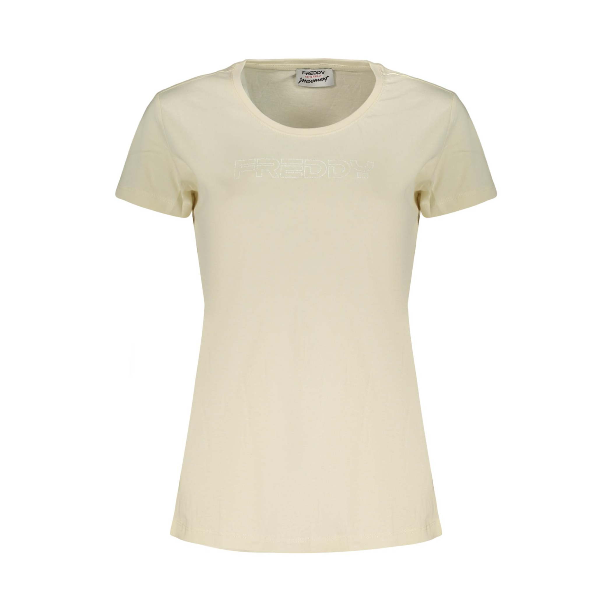 Снимка на Дамска тениска с къс ръкав , бежова FREDDY