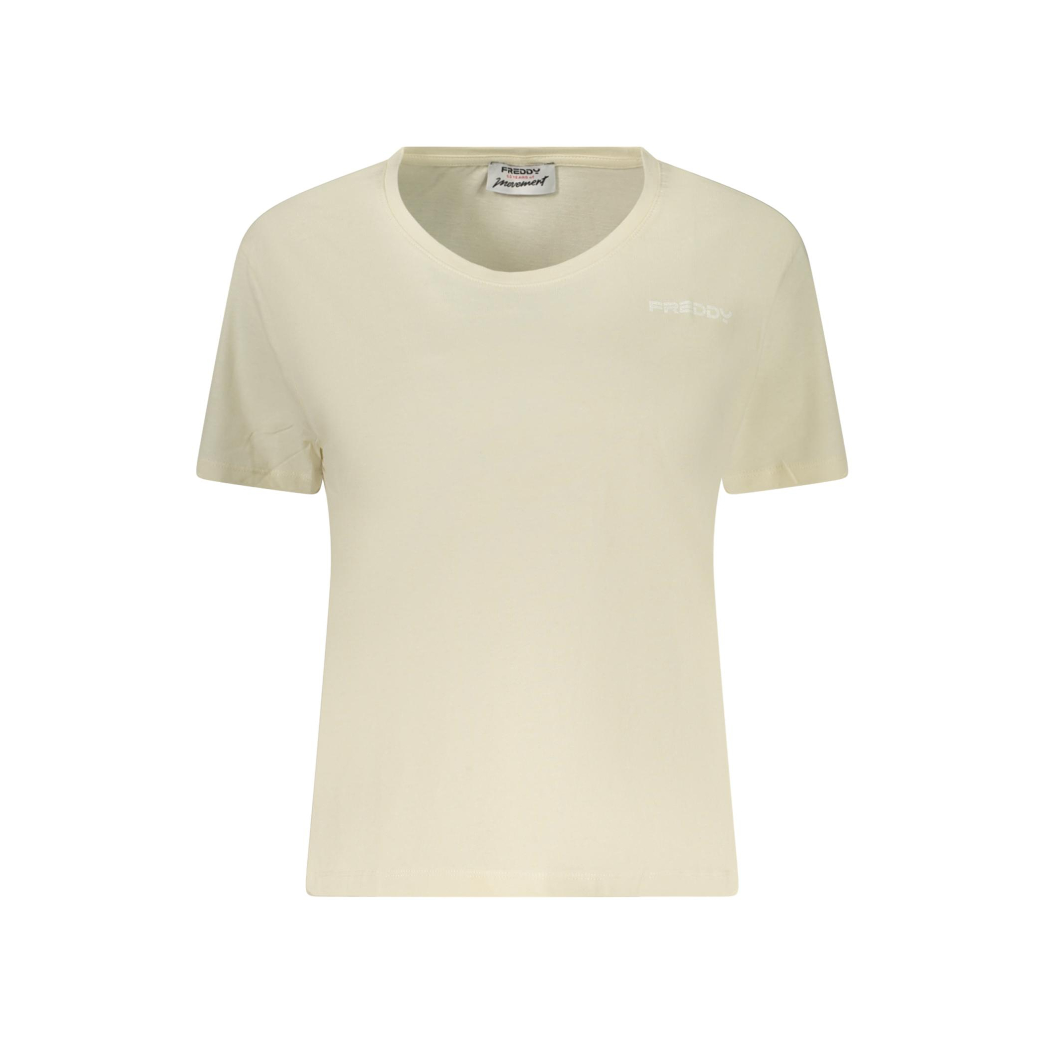 Снимка на Дамска тениска с къс ръкав , бежова FREDDY