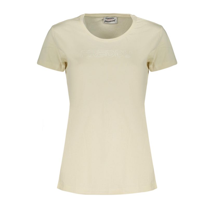 Дамска тениска с къс ръкав , бежова