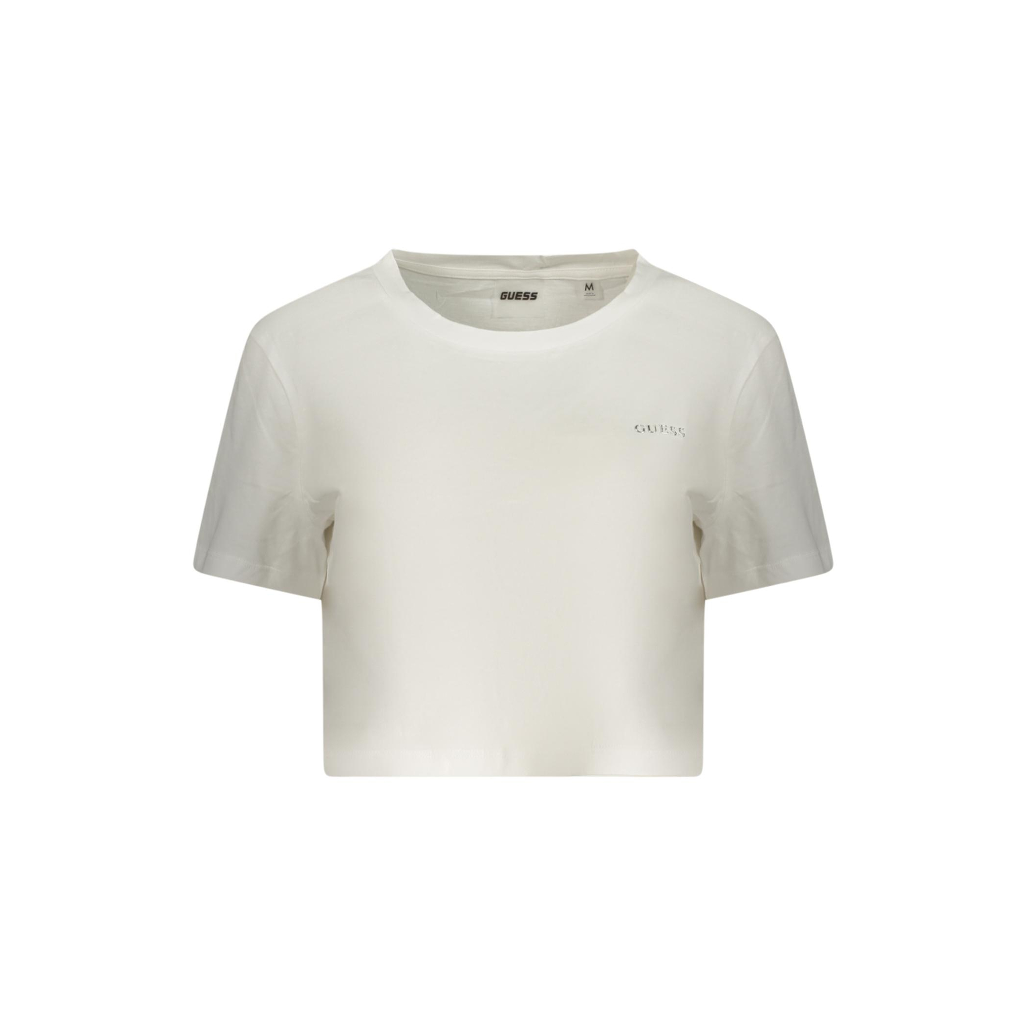 Снимка на Дамска тениска с къс ръкав  jeans, бяла GUESS