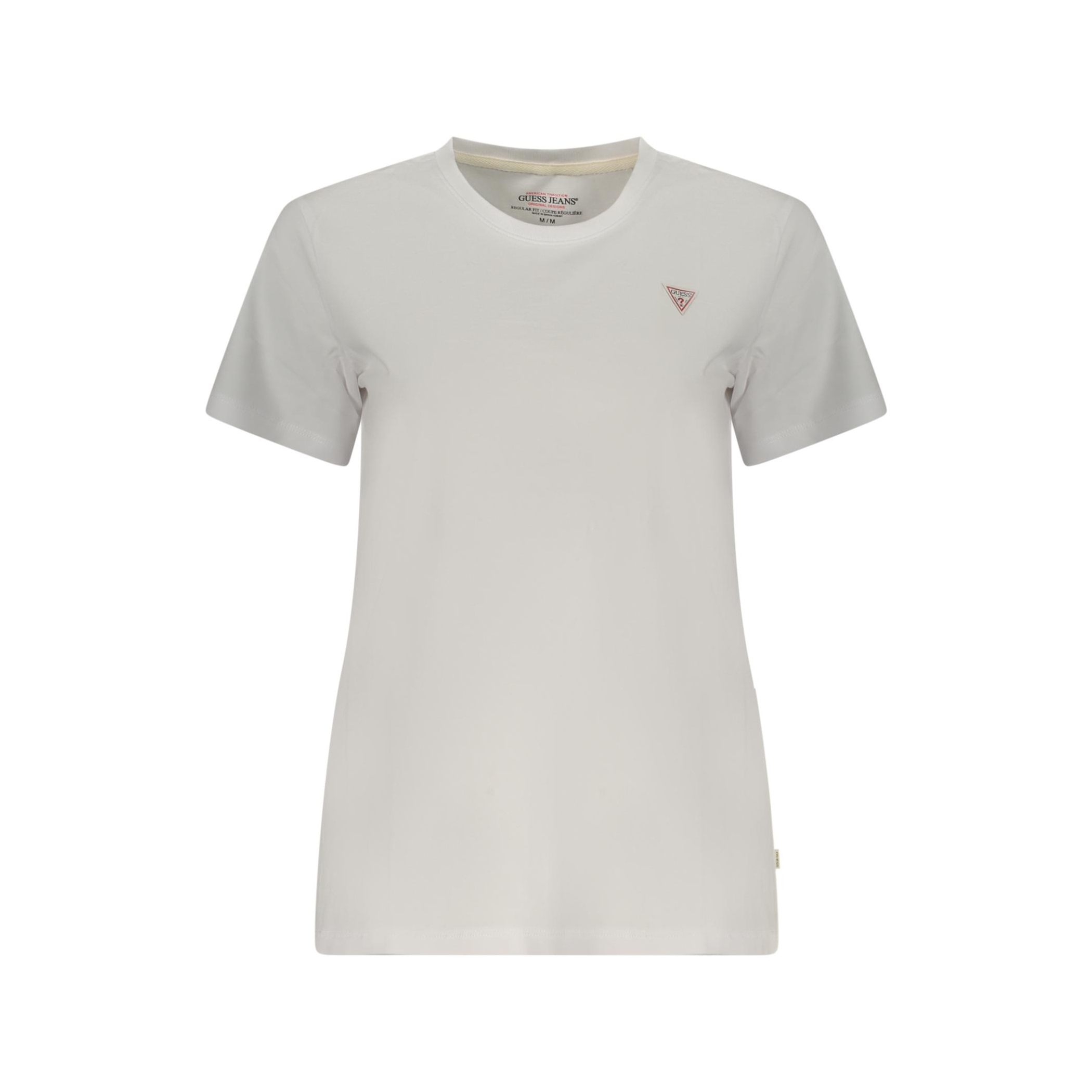 Снимка на Дамска тениска с къс ръкав  jeans, бяла GUESS