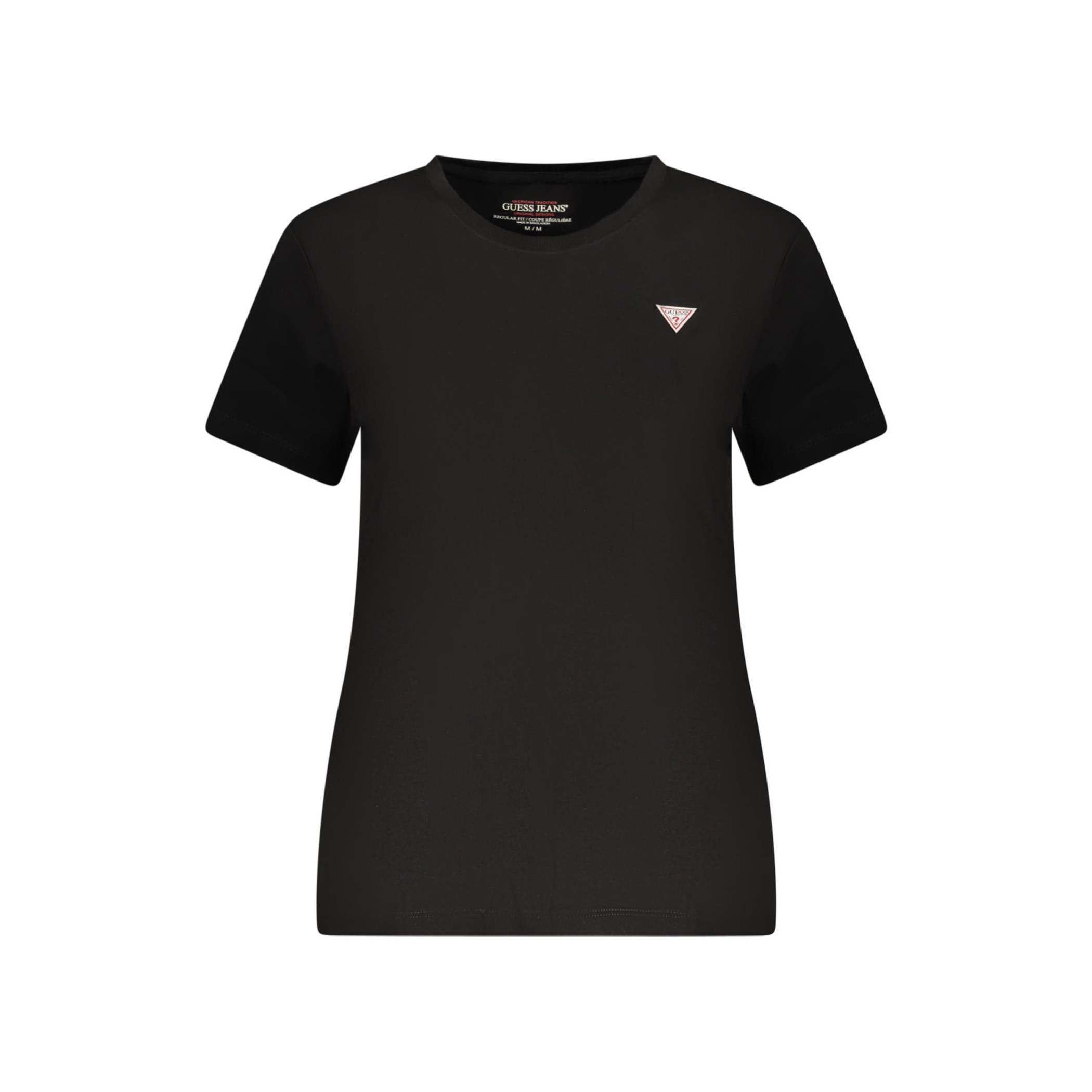 Снимка на Дамска тениска с къс ръкав  jeans, черна GUESS