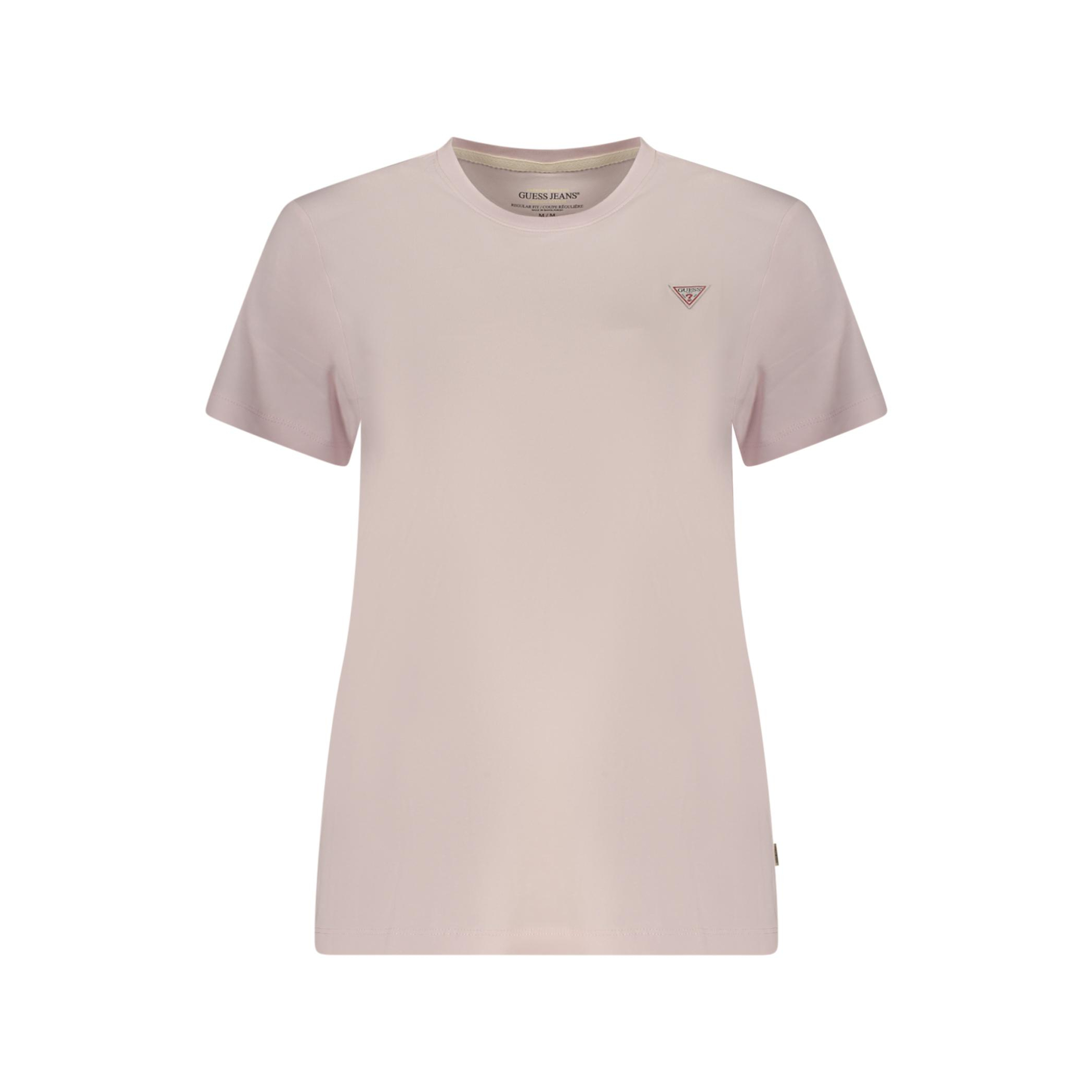 Снимка на Дамска тениска с къс ръкав  jeans, розова GUESS