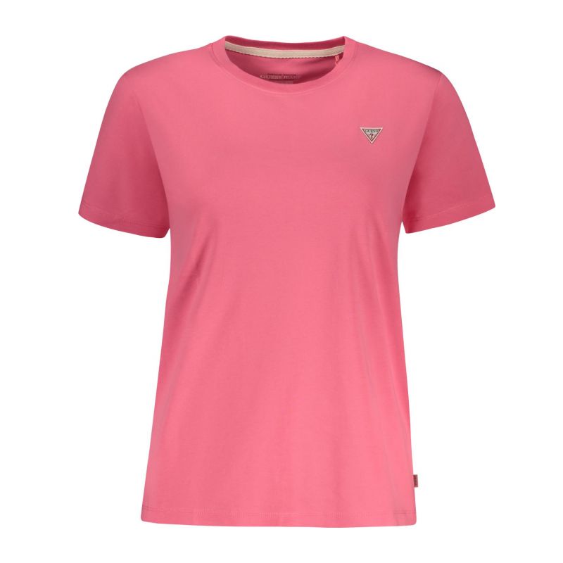 Дамска тениска с къс ръкав jeans, розова