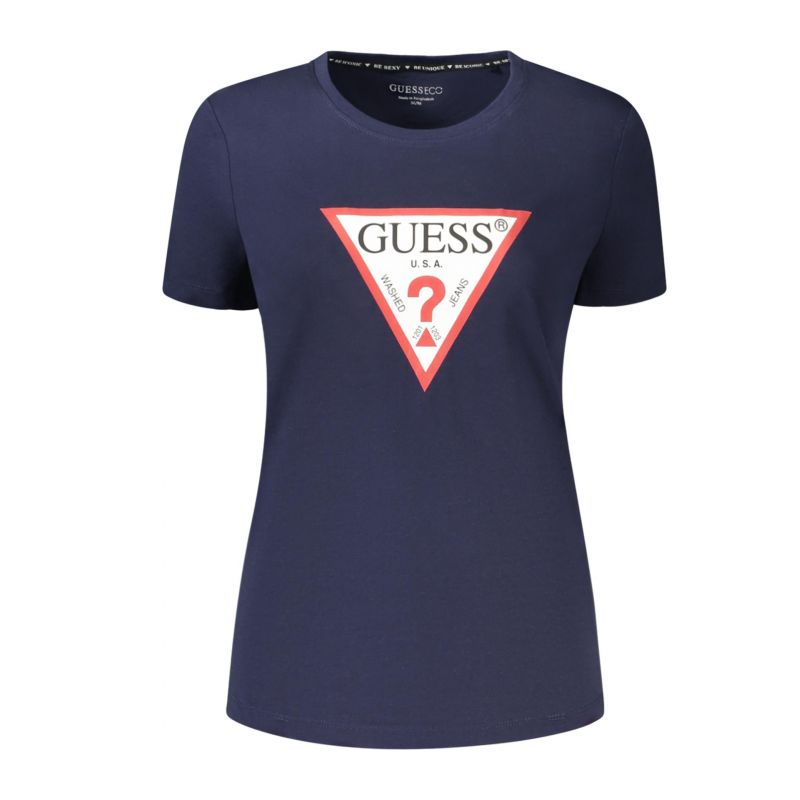 Дамска тениска с къс ръкав jeans, синя