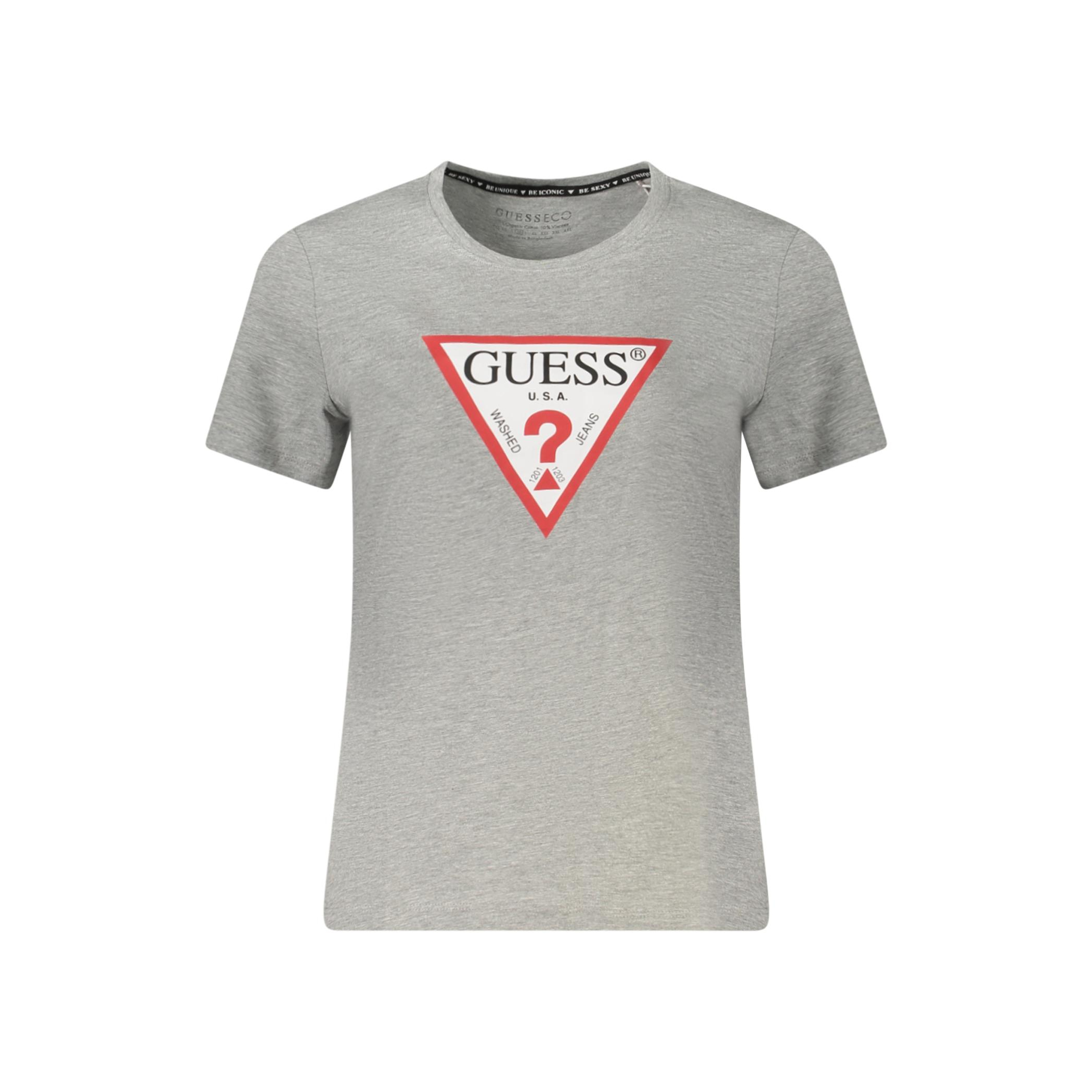Снимка на Дамска тениска с къс ръкав  jeans, сива GUESS