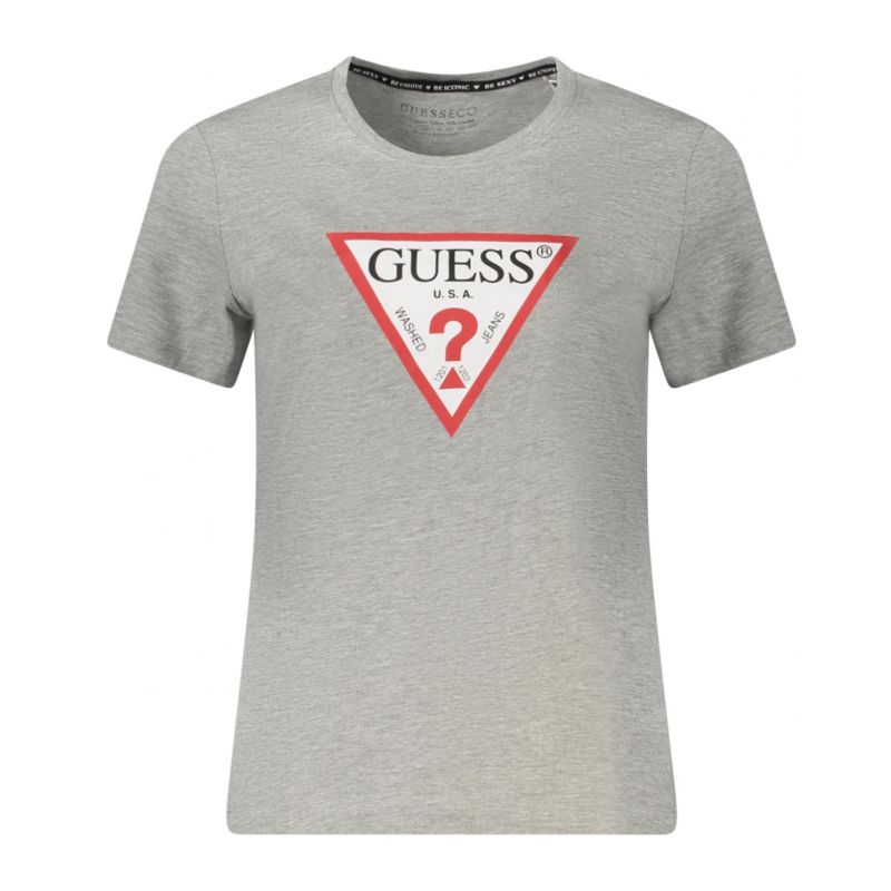 Снимка на Дамска тениска с къс ръкав  jeans, сива GUESS 