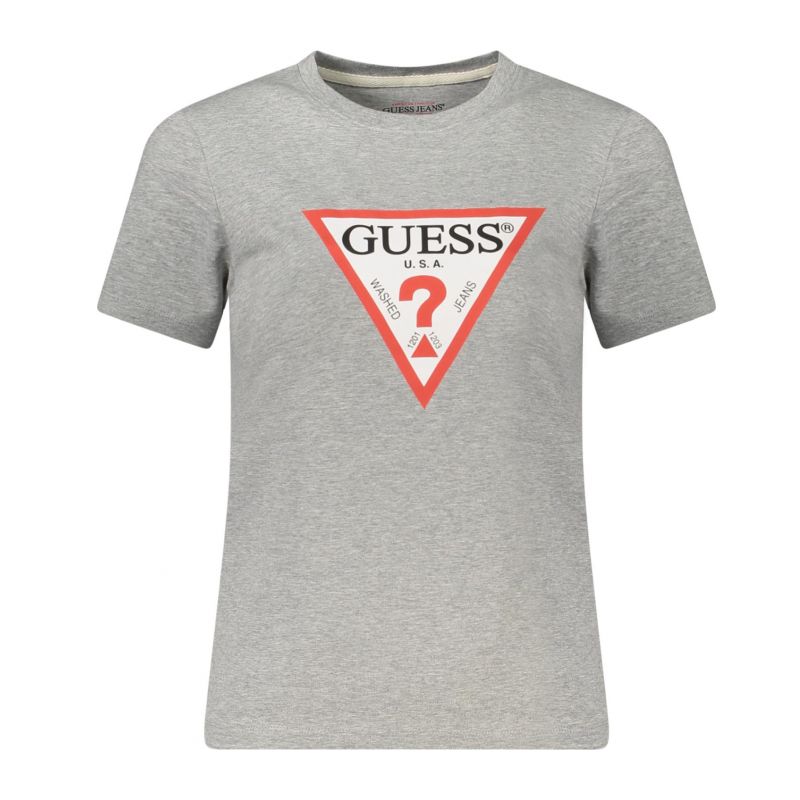 Снимка на Дамска тениска с къс ръкав  jeans, сива GUESS 