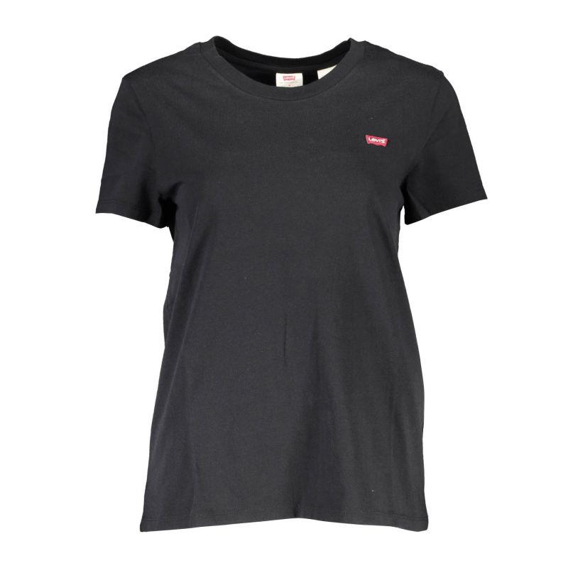 Дамска тениска с къс ръкав levi's, черна