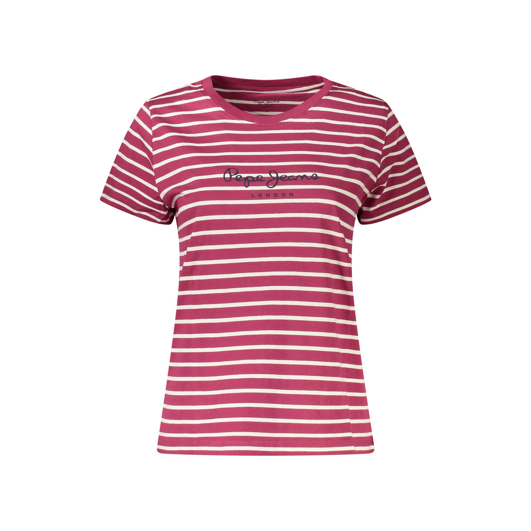 Снимка на Дамска тениска с къс ръкав в лилаво PEPE JEANS