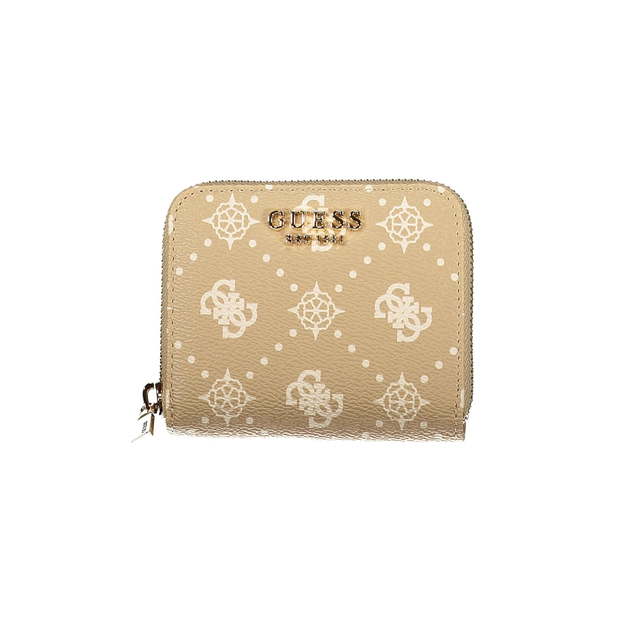 Снимка на Дамски бежов портфейл  jeans GUESS