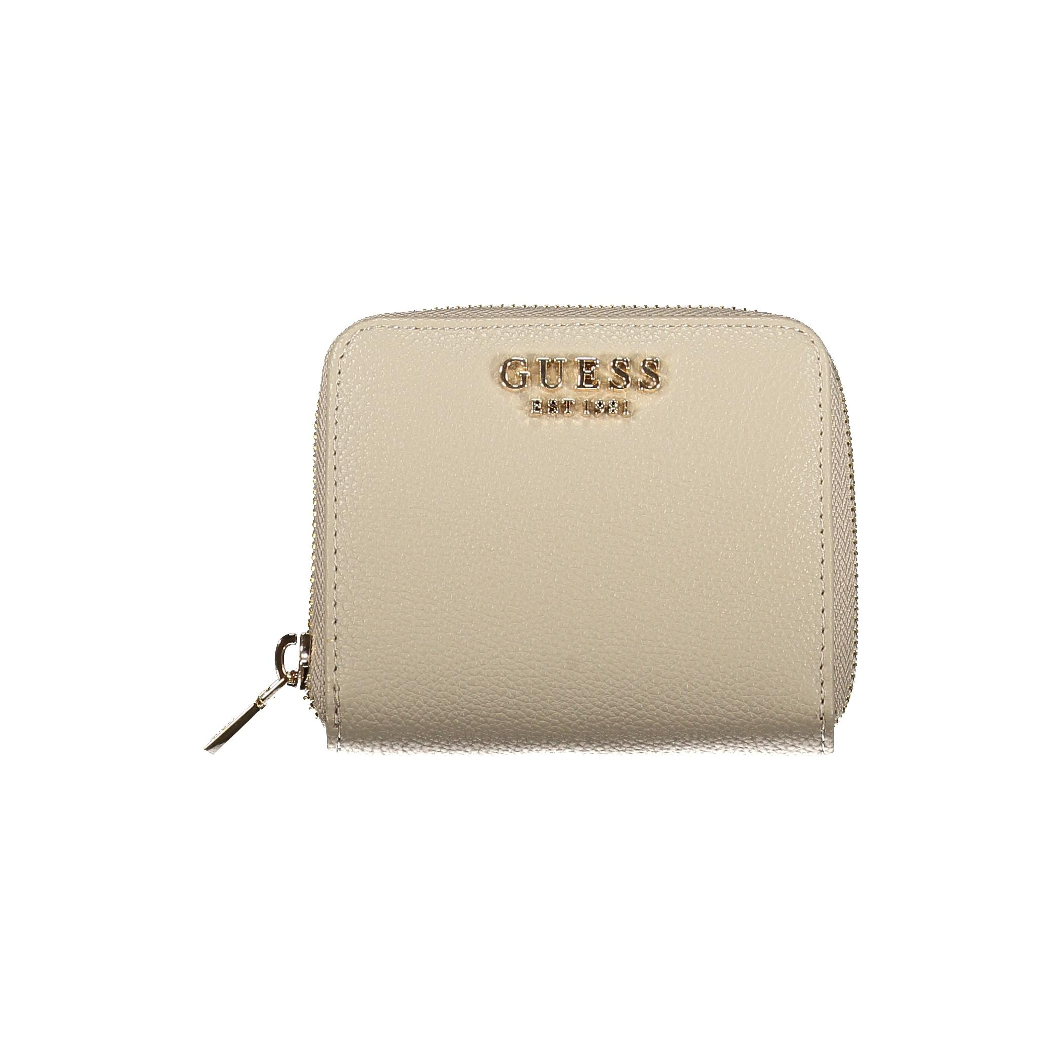 Снимка на Дамски бежов портфейл  jeans GUESS