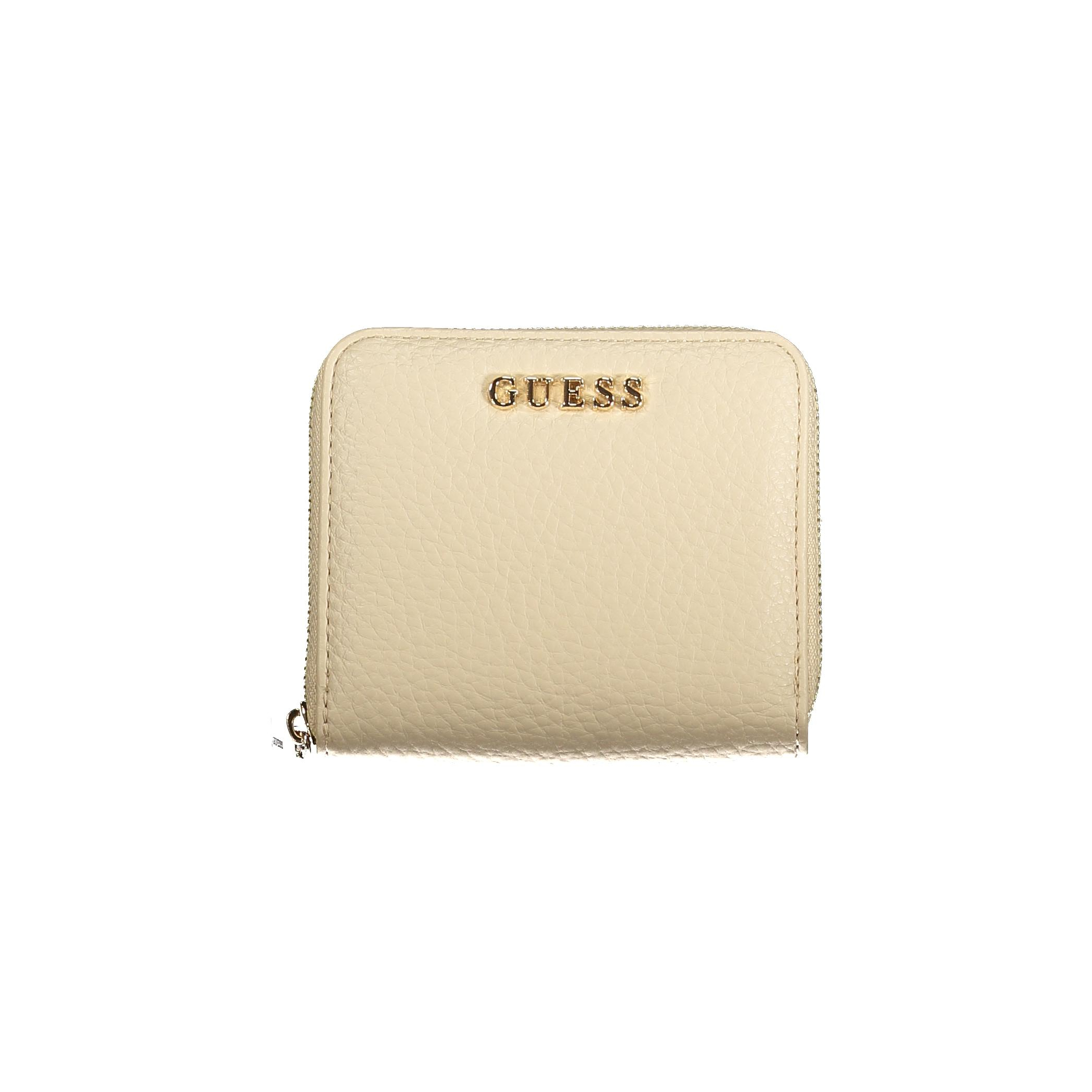 Снимка на Дамски бежов портфейл  jeans GUESS