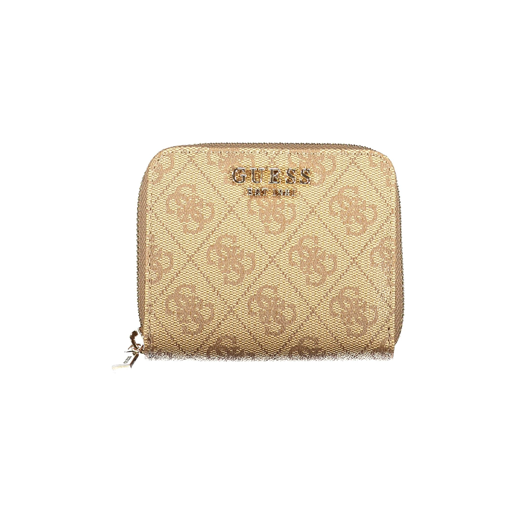 Снимка на Дамски бежов портфейл  jeans GUESS