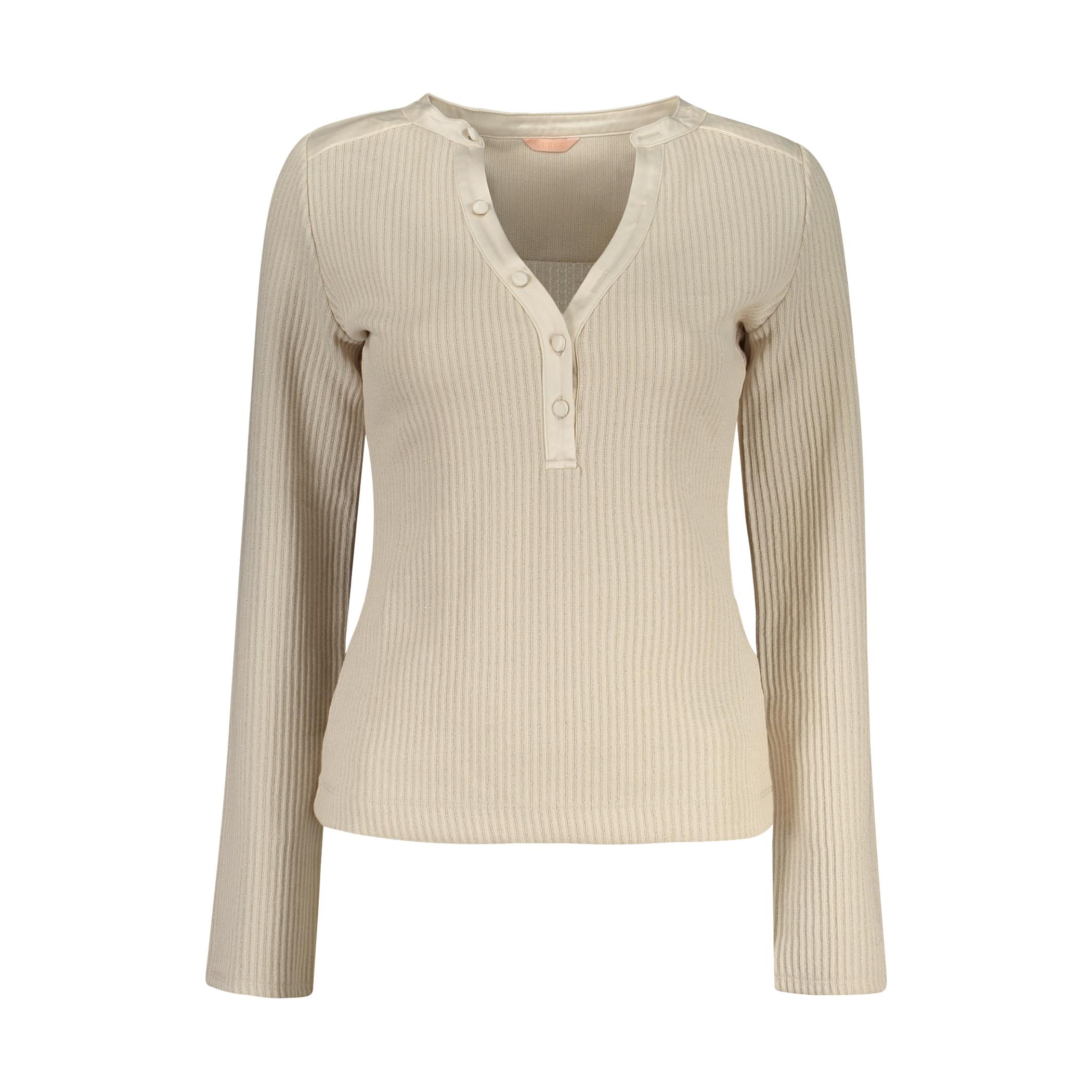 Снимка на Дамски бежов пуловер  jeans GUESS