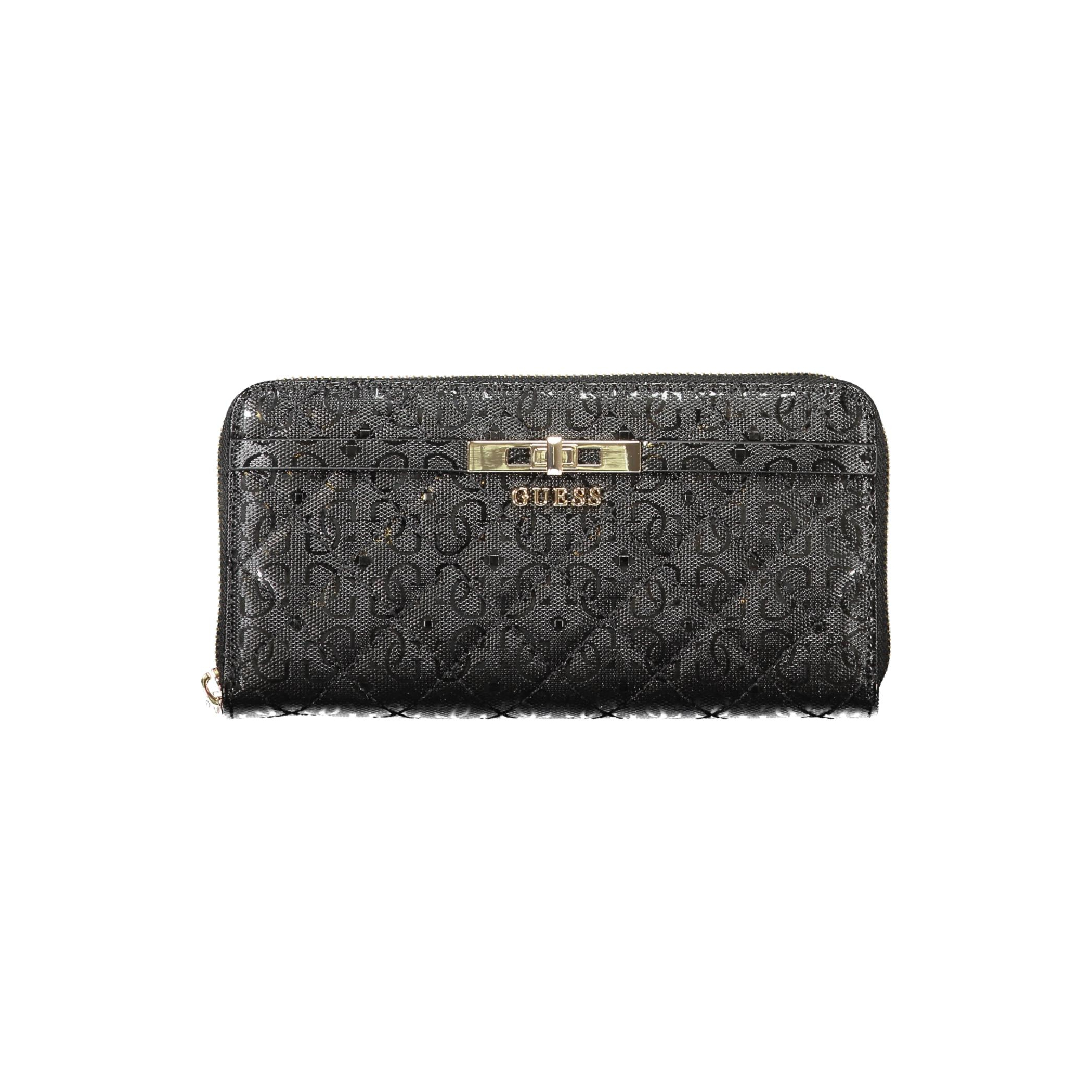 Снимка на Дамски черен портфейл  jeans GUESS