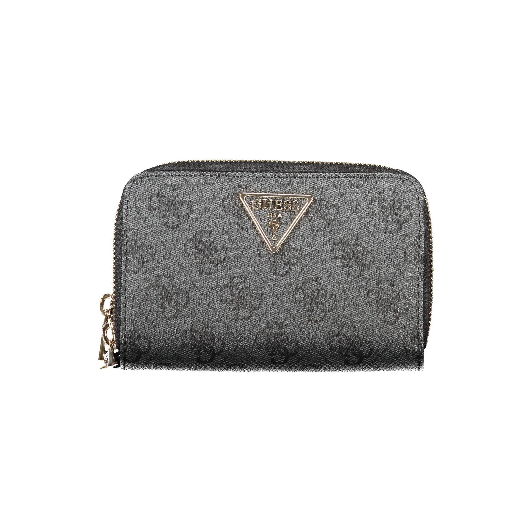 Снимка на Дамски черен портфейл  jeans GUESS