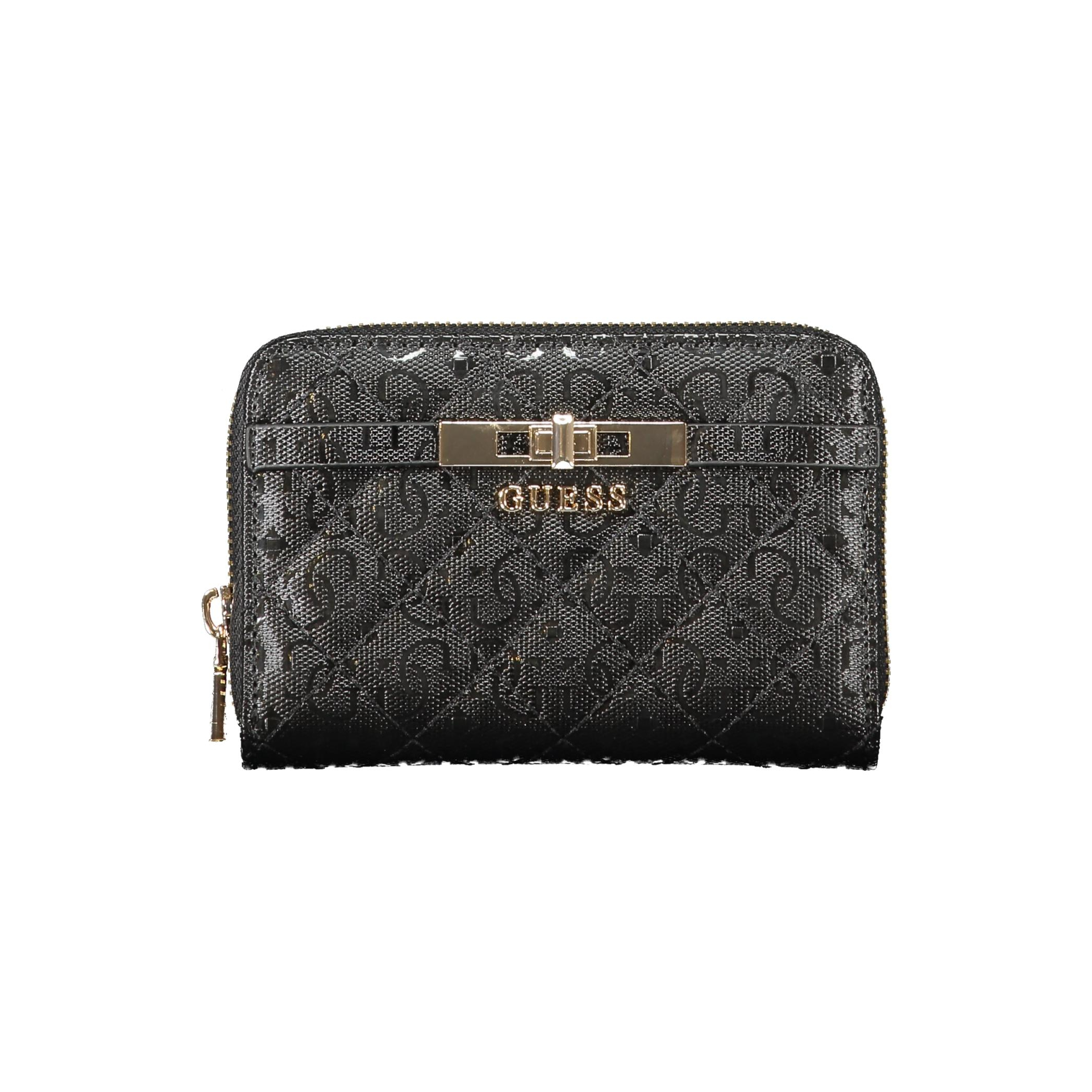 Снимка на Дамски черен портфейл  jeans GUESS