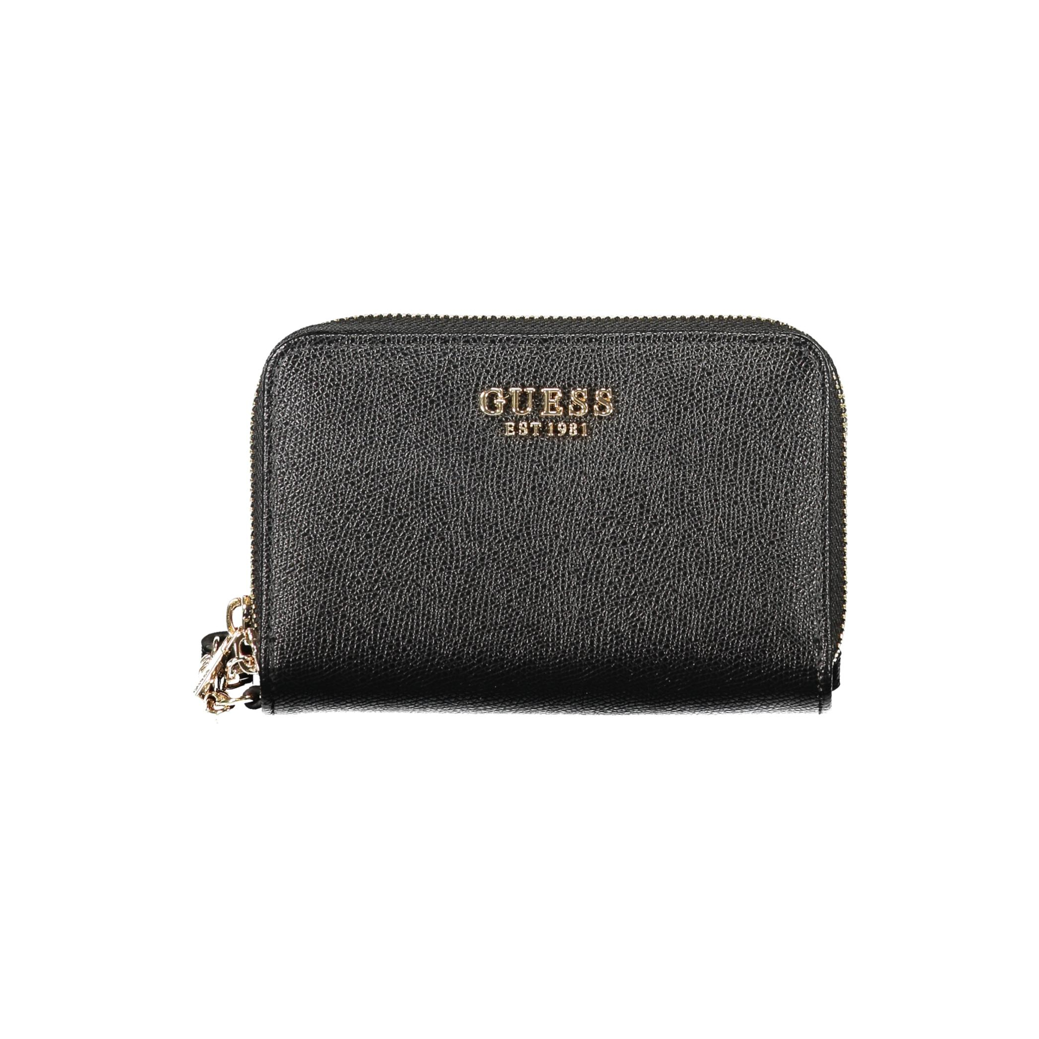 Снимка на Дамски черен портфейл  jeans GUESS