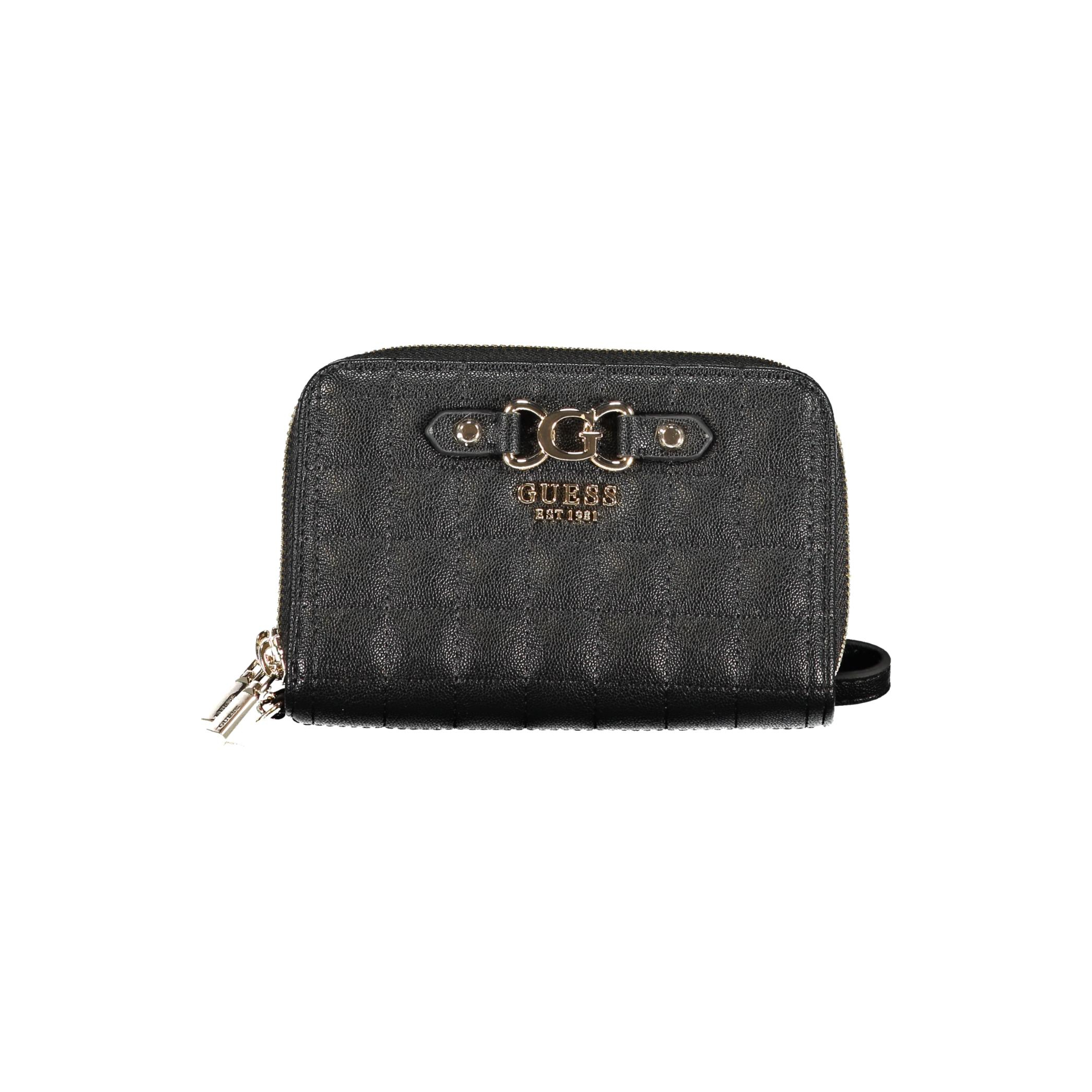 Снимка на Дамски черен портфейл  jeans GUESS