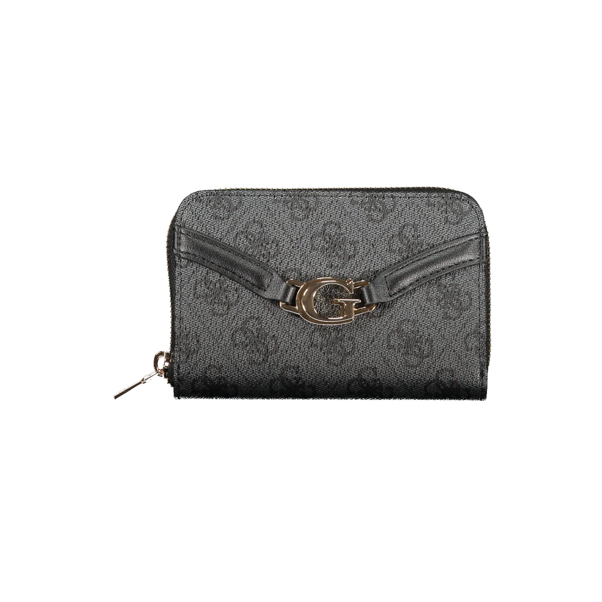 Снимка на Дамски черен портфейл  jeans GUESS