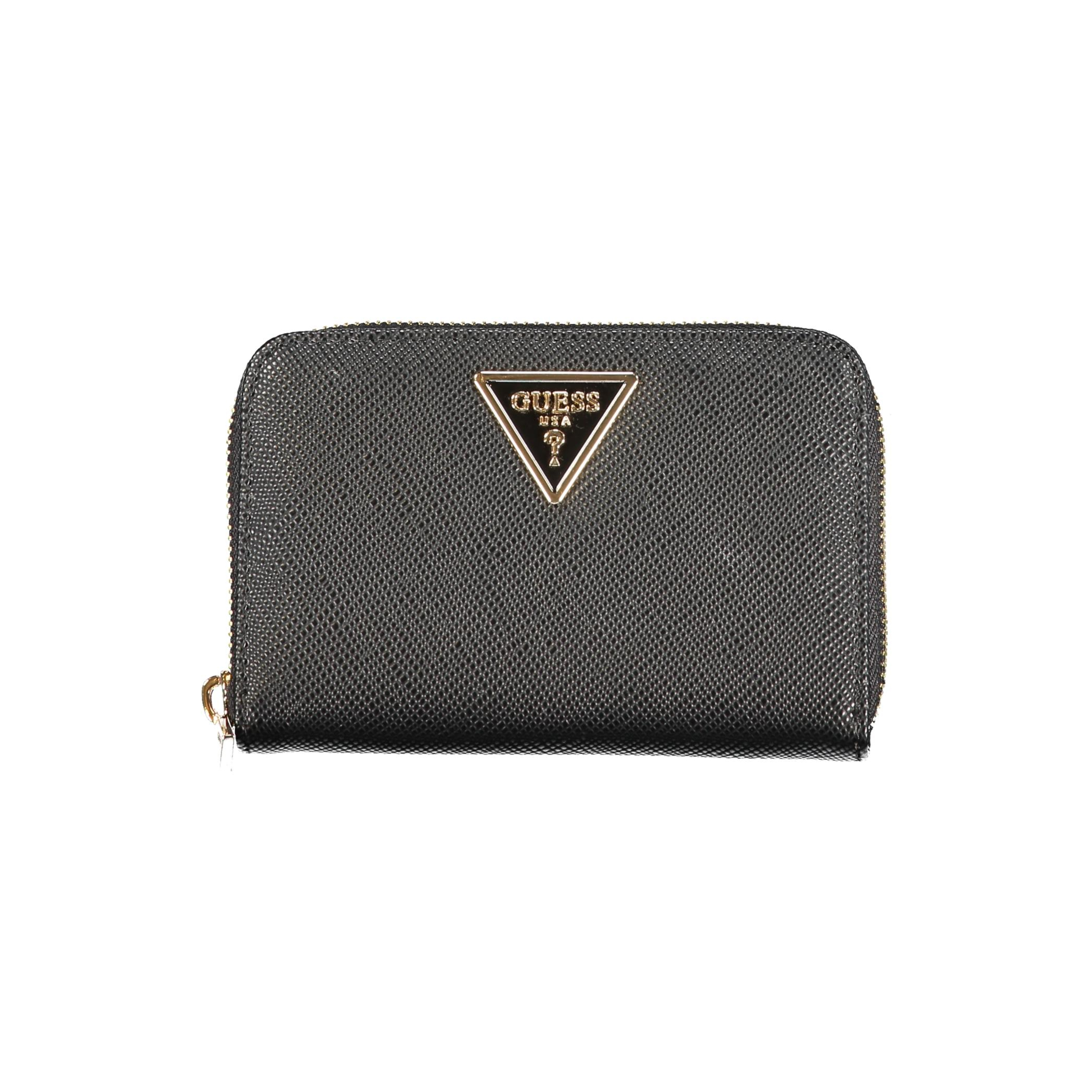 Снимка на Дамски черен портфейл  jeans GUESS