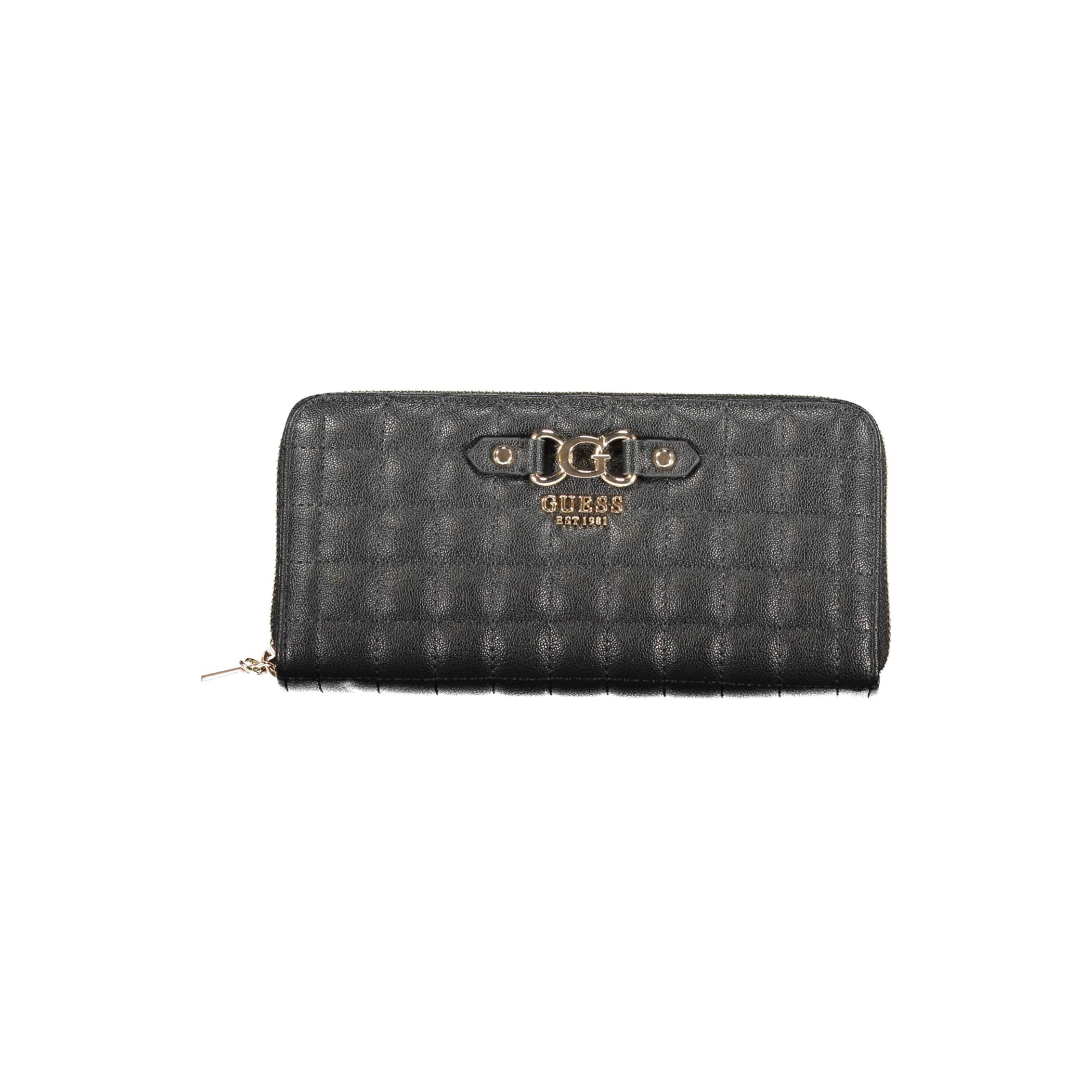 Снимка на Дамски черен портфейл  jeans GUESS