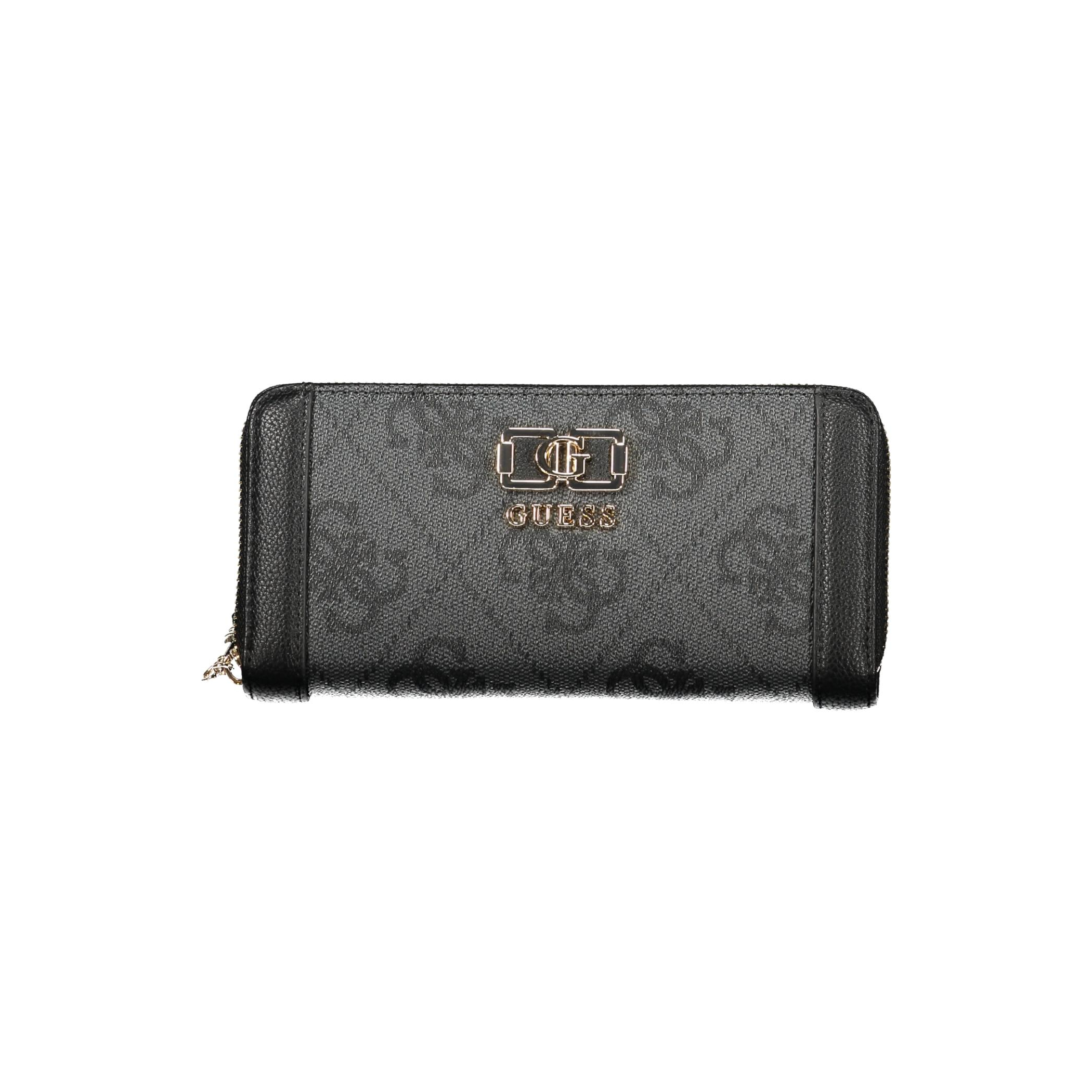 Снимка на Дамски черен портфейл  jeans GUESS