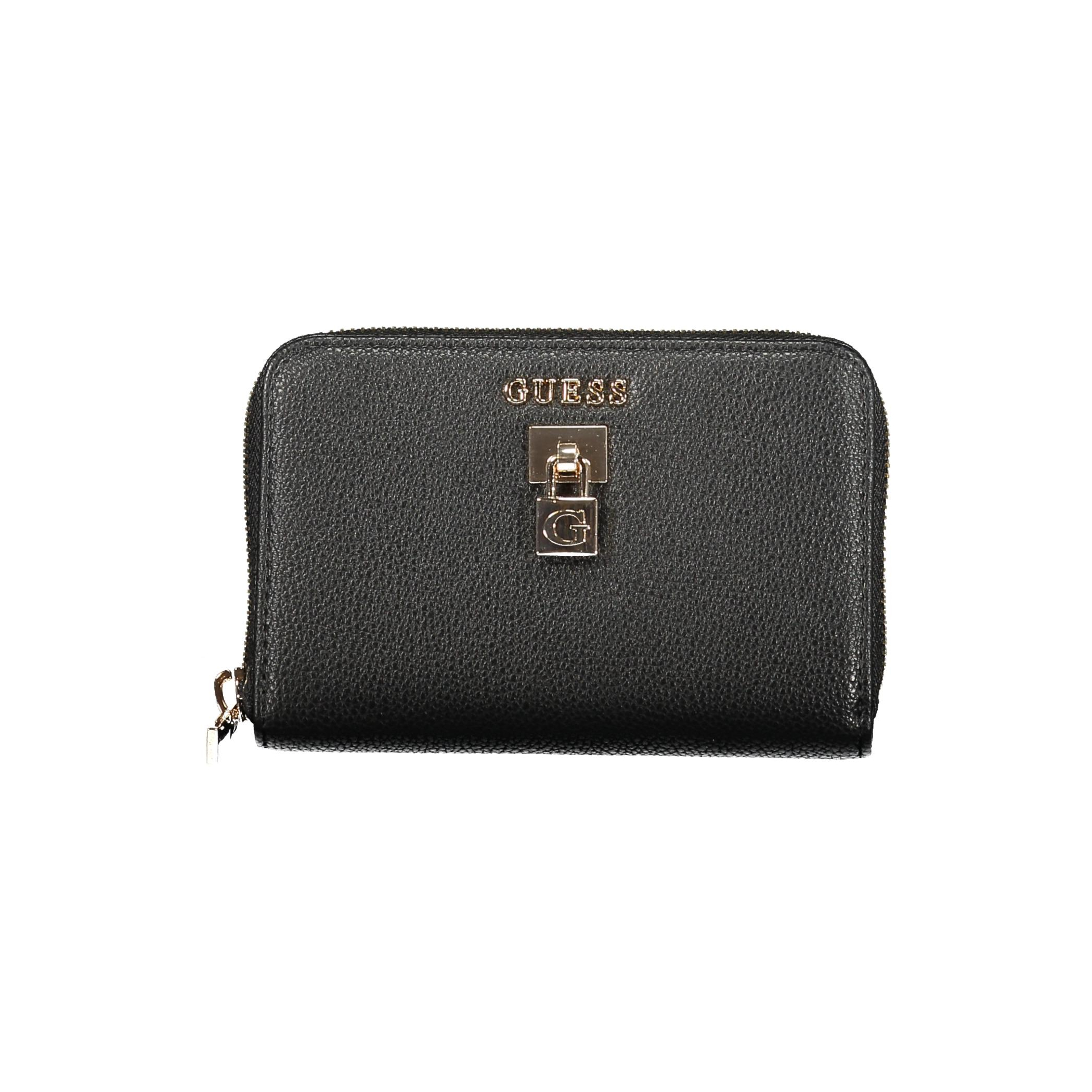 Снимка на Дамски черен портфейл  jeans GUESS