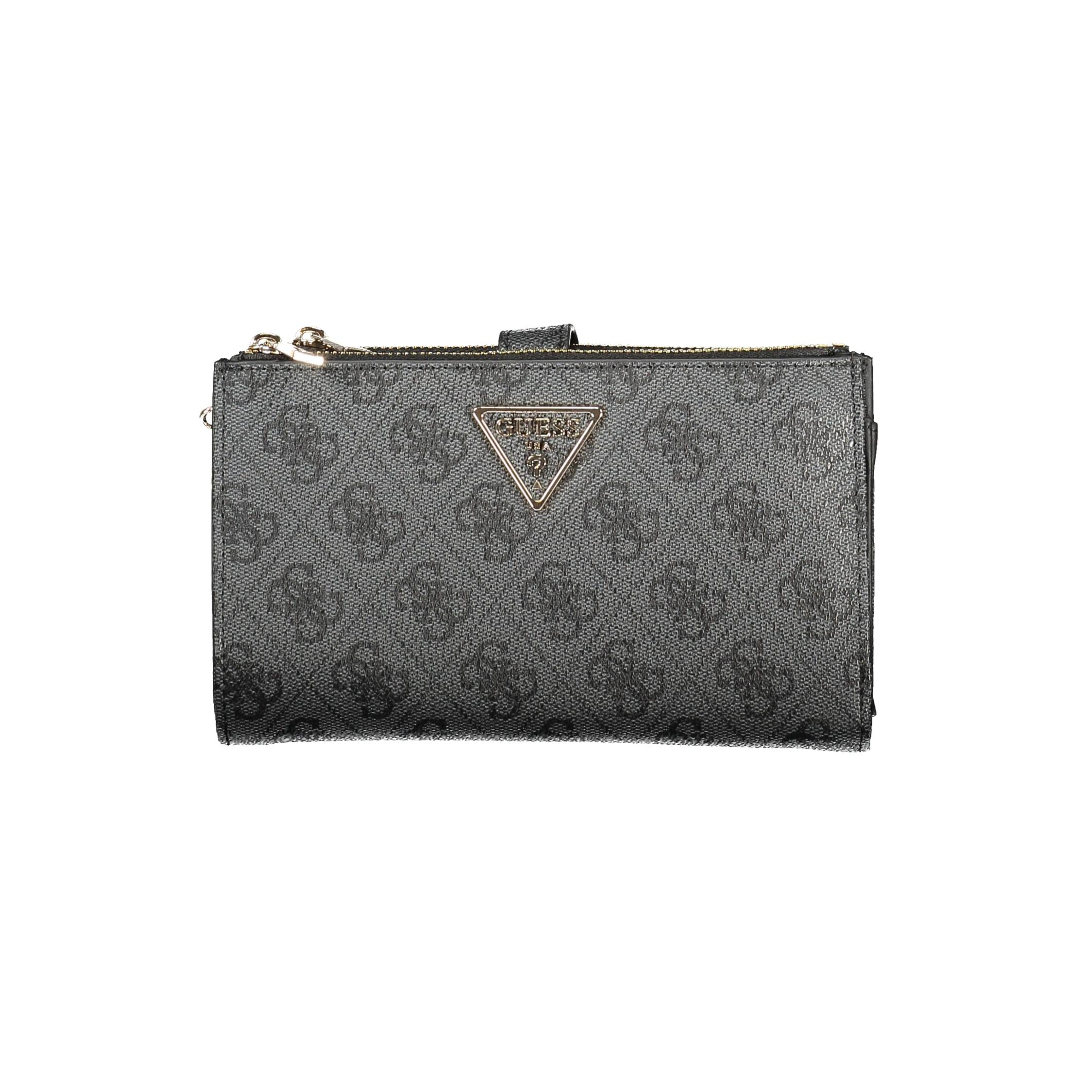 Снимка на Дамски черен портфейл  jeans GUESS