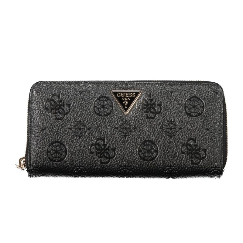 Снимка на Дамски черен портфейл  jeans GUESS 