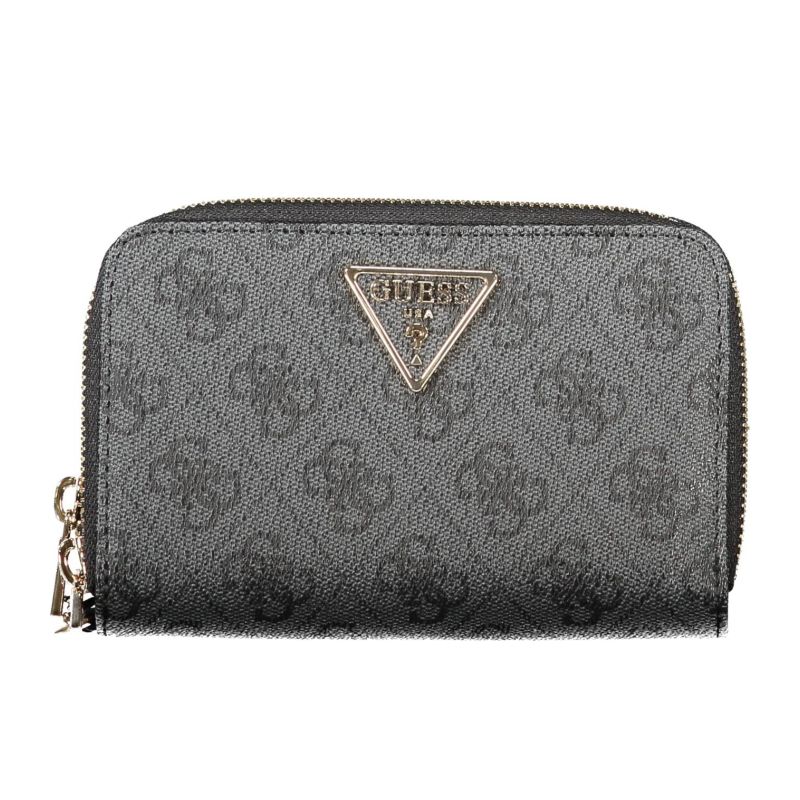 Снимка на Дамски черен портфейл  jeans GUESS 