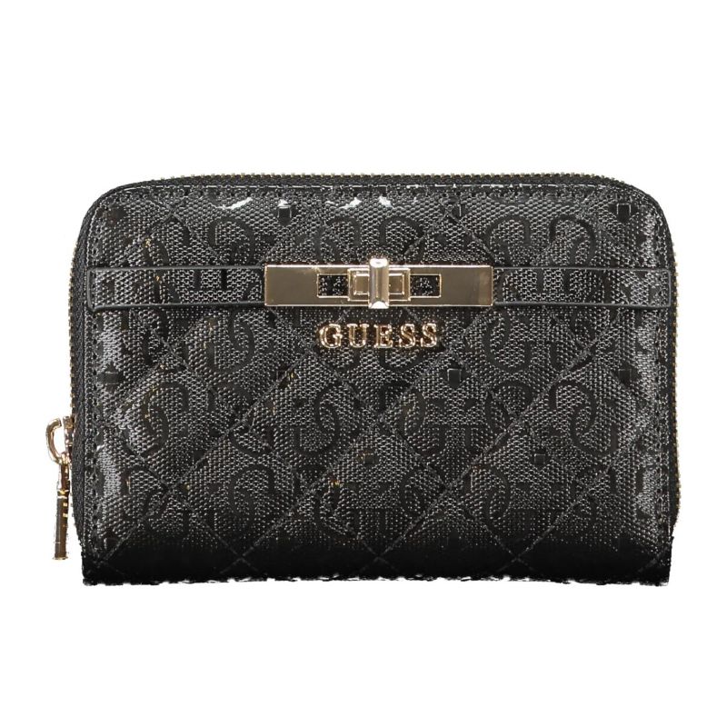 Дамски черен портфейл jeans