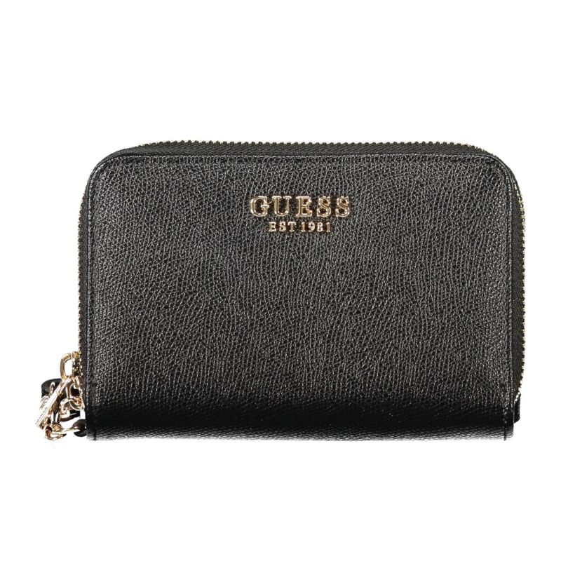 Дамски черен портфейл jeans