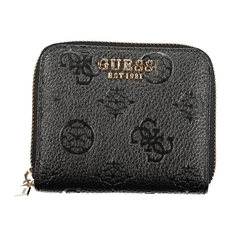 Снимка на Дамски черен портфейл  jeans GUESS 