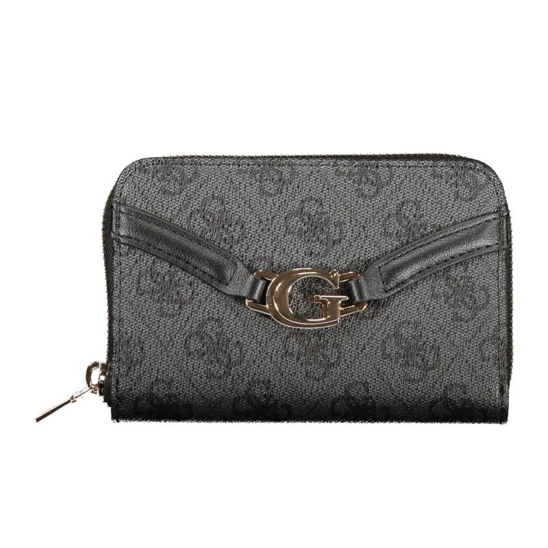 Снимка на Дамски черен портфейл  jeans GUESS 