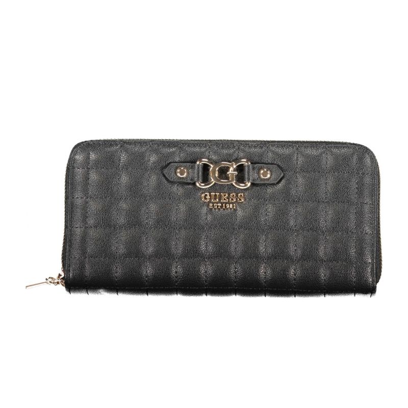 Снимка на Дамски черен портфейл  jeans GUESS 