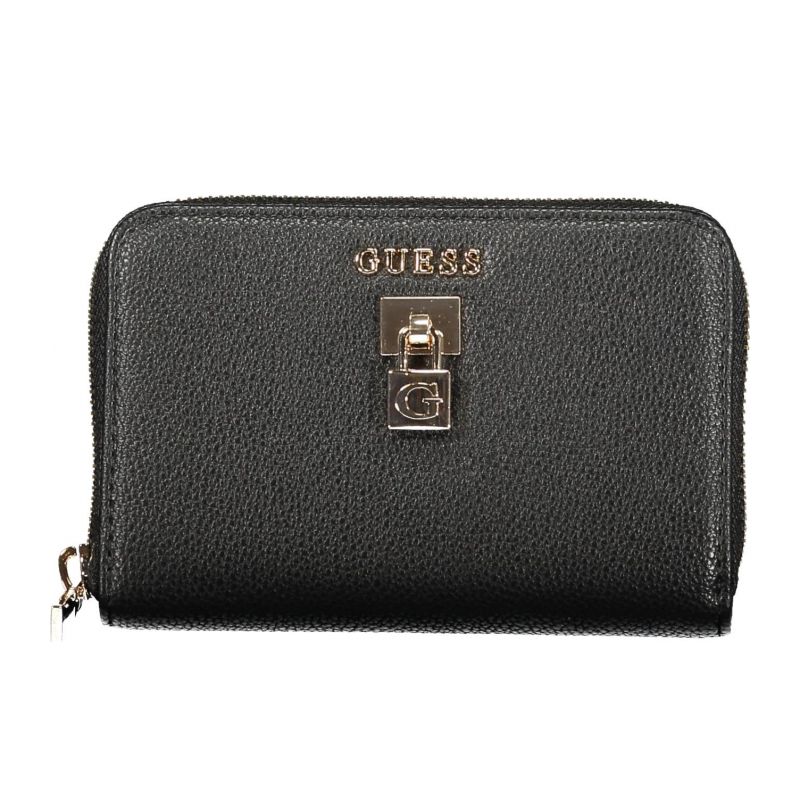 Дамски черен портфейл jeans