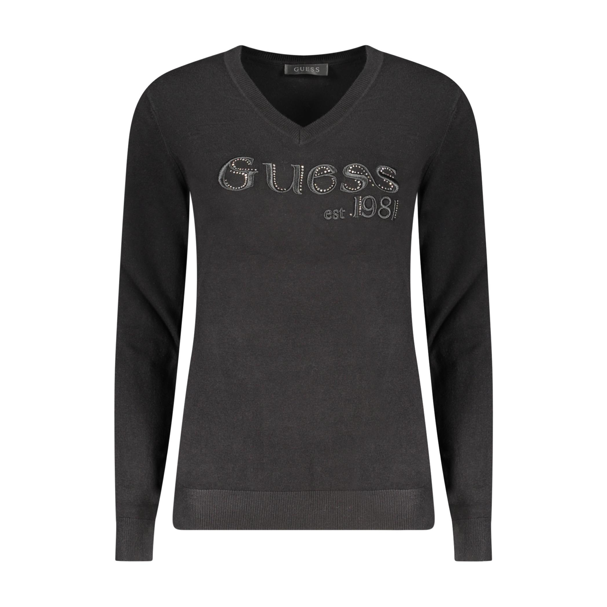Снимка на Дамски черен пуловер  jeans GUESS
