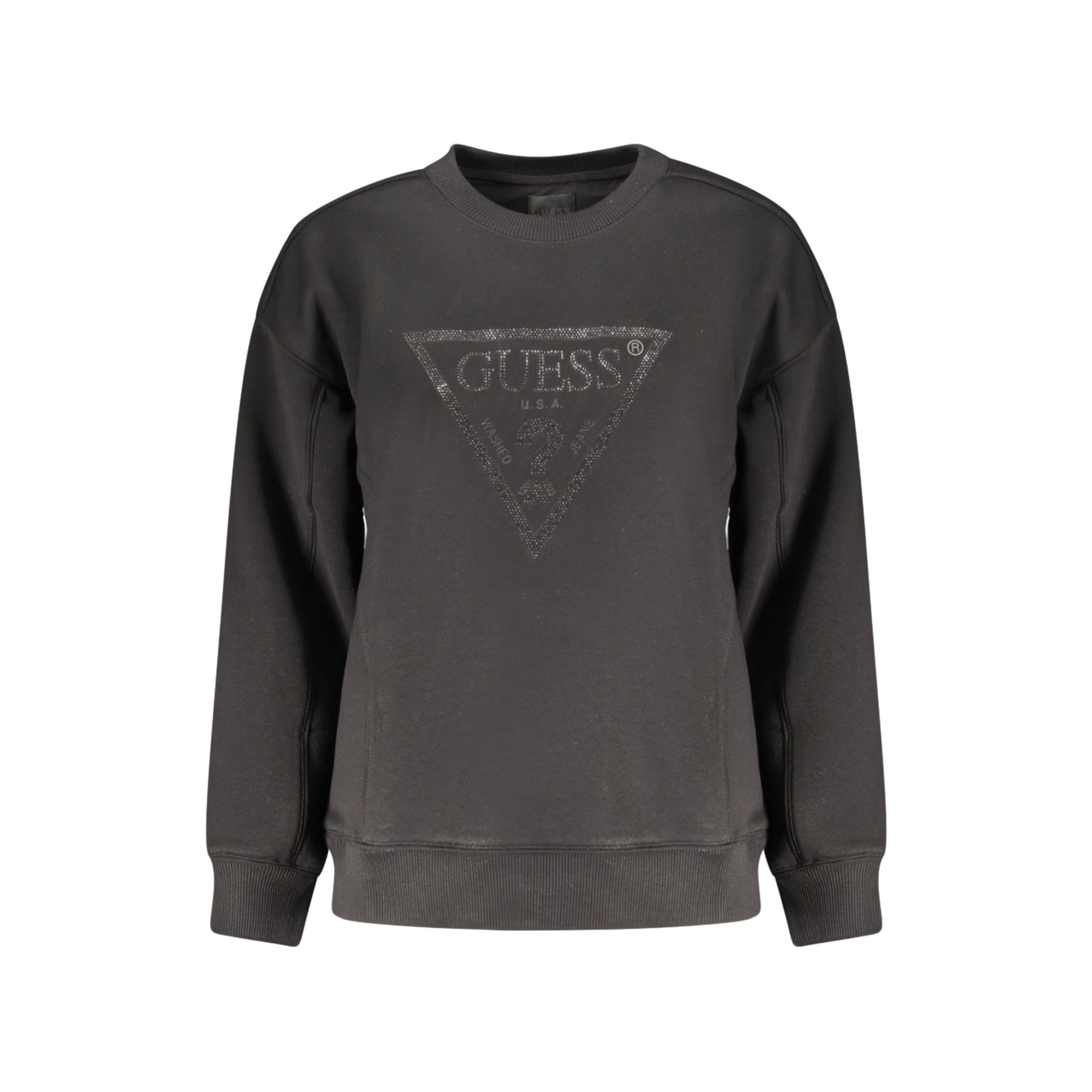 Снимка на Дамски черен суитшърт с цип  jeans GUESS