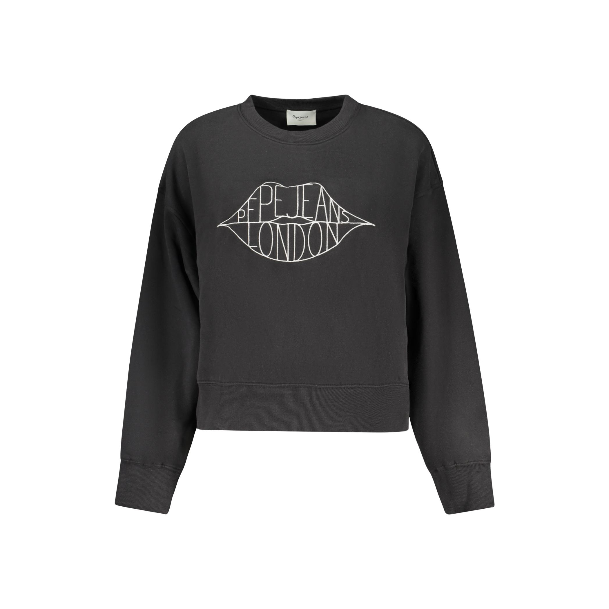 Снимка на Дамски черен суитшърт с цип  PEPE JEANS