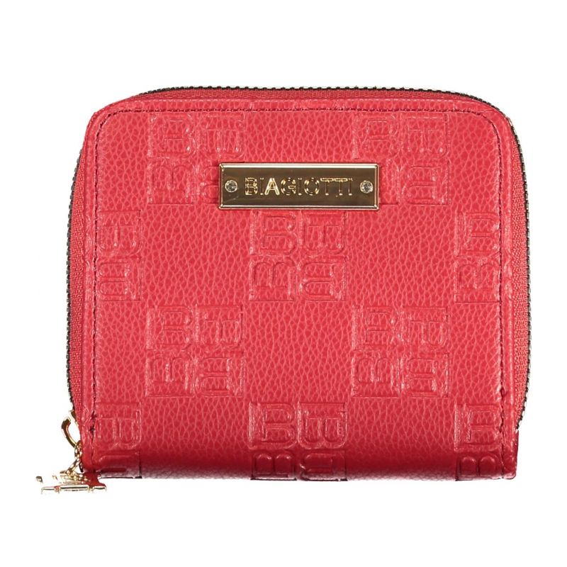 Дамски червен портфейл