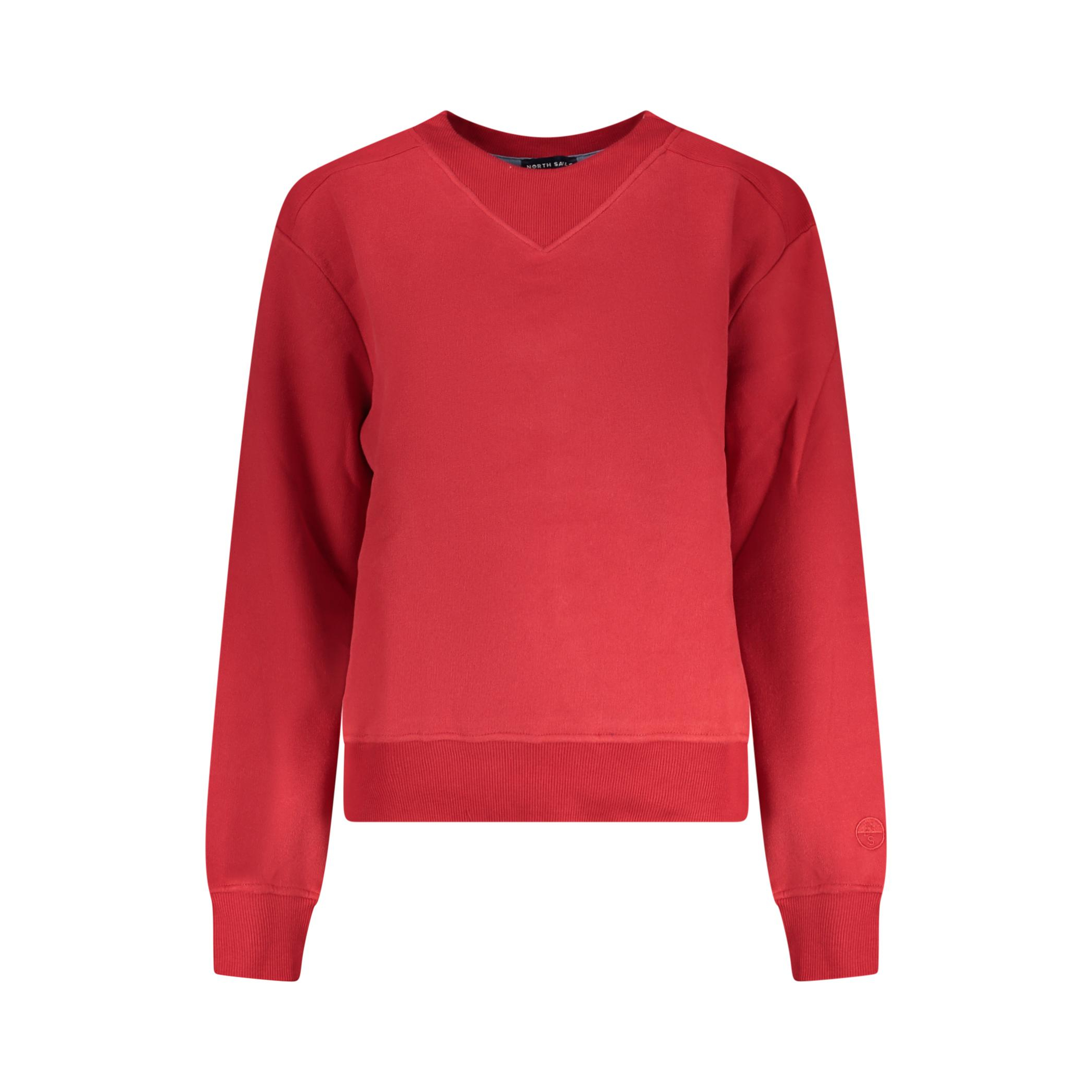 Снимка на Дамски червен суитшърт с цип  NORTH SAILS