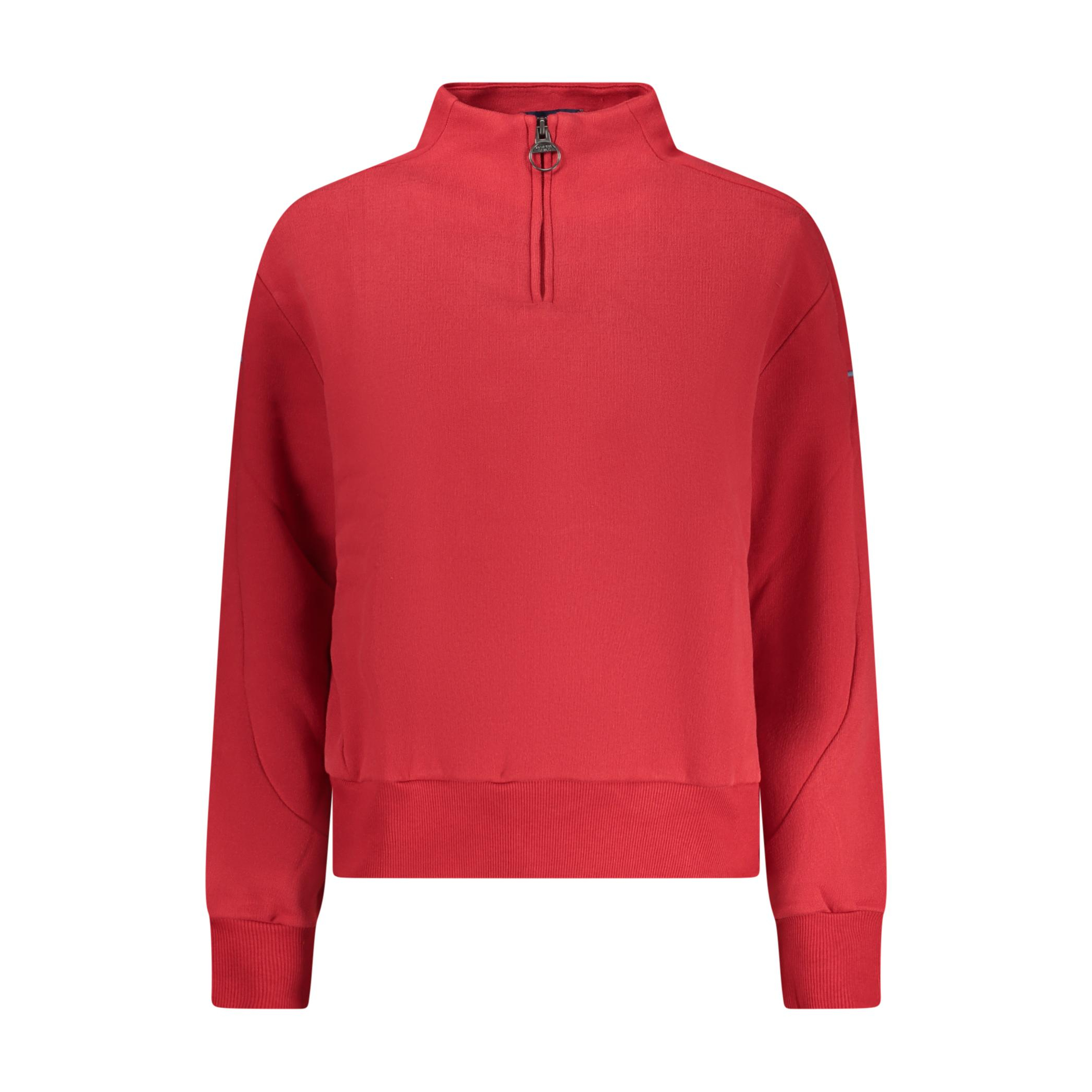 Снимка на Дамски червен суитшърт с цип  NORTH SAILS