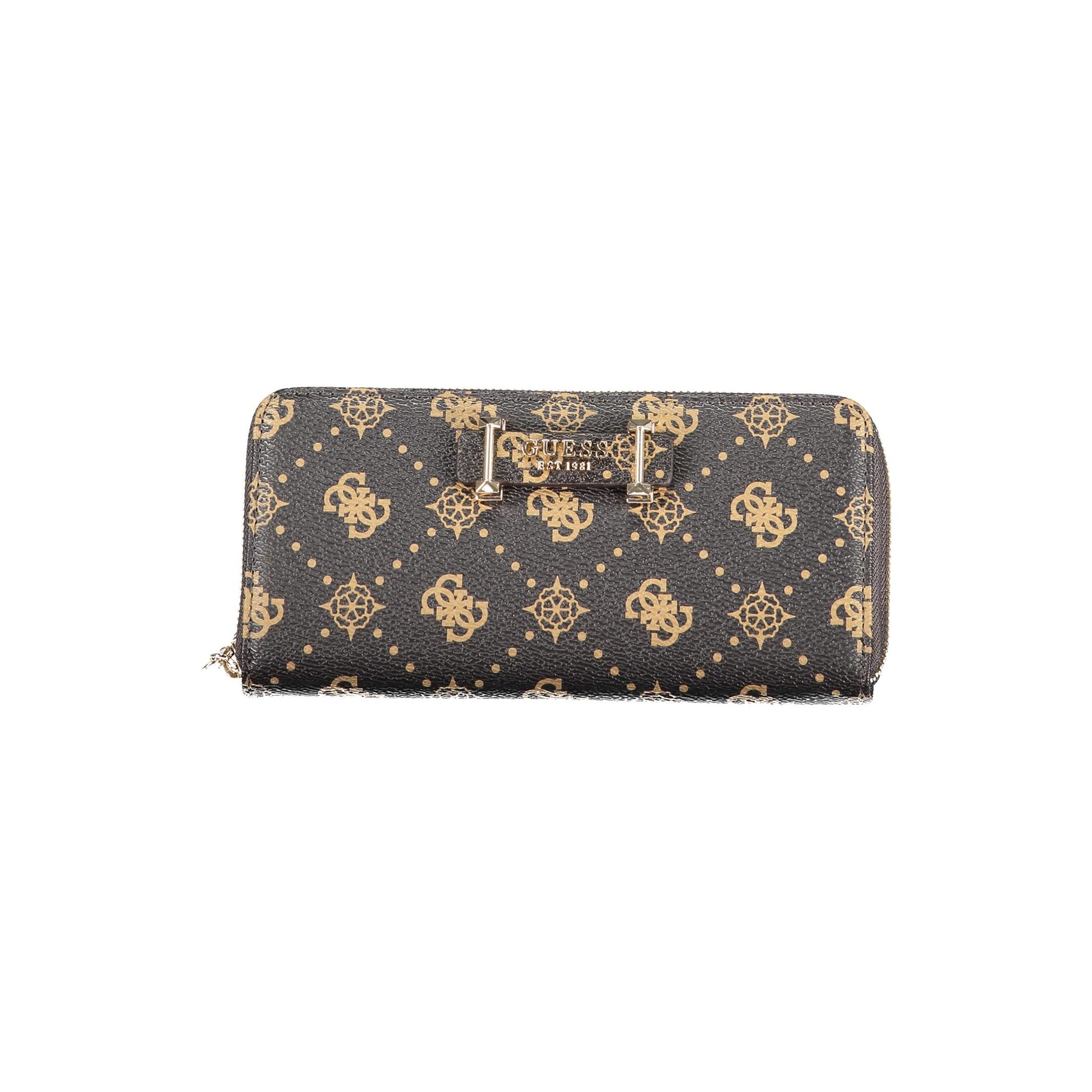Снимка на Дамски кафяв портфейл  jeans GUESS